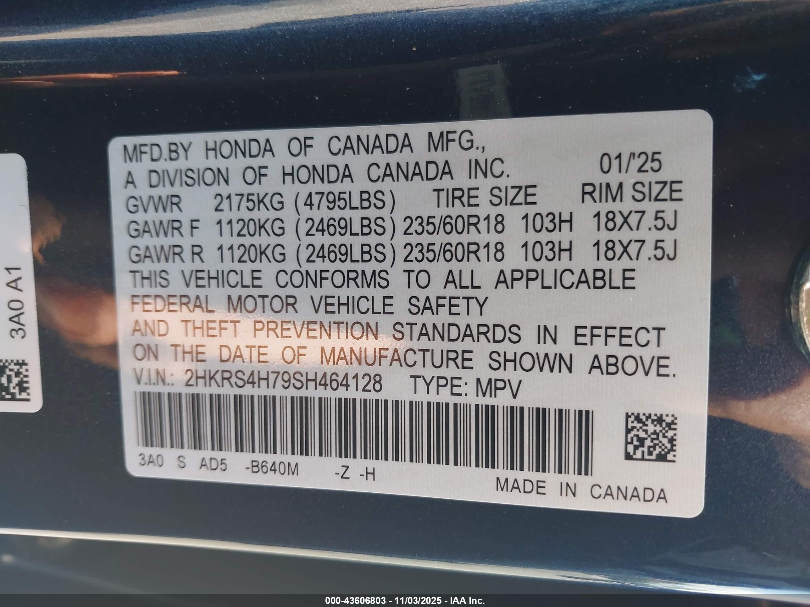 HONDA CR-V image 9