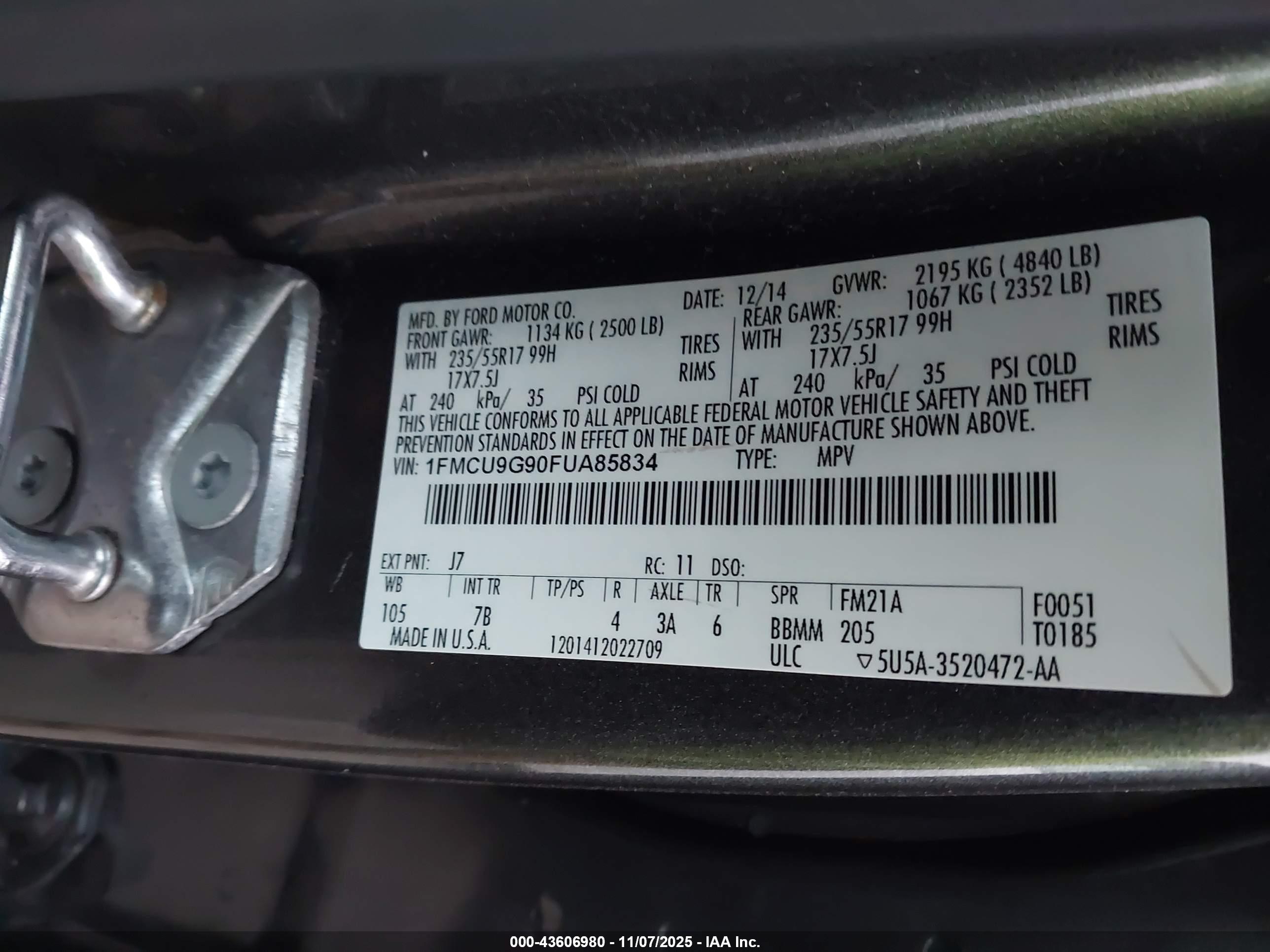FORD ESCAPE image 9
