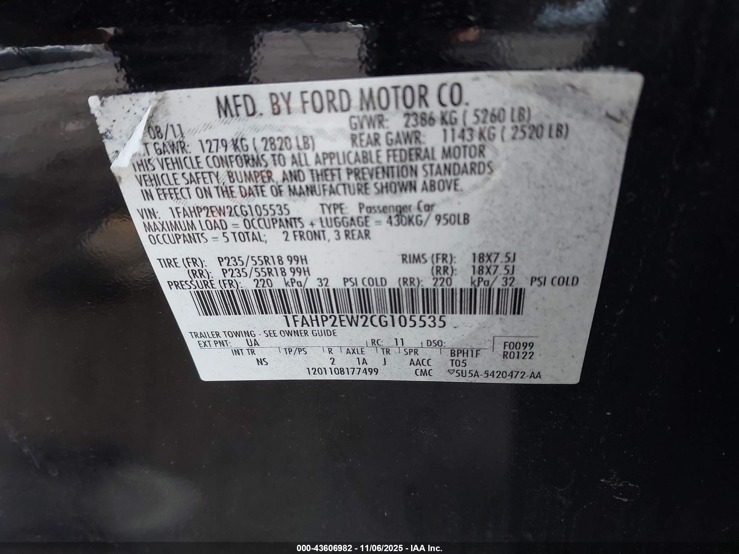 FORD TAURUS image 9