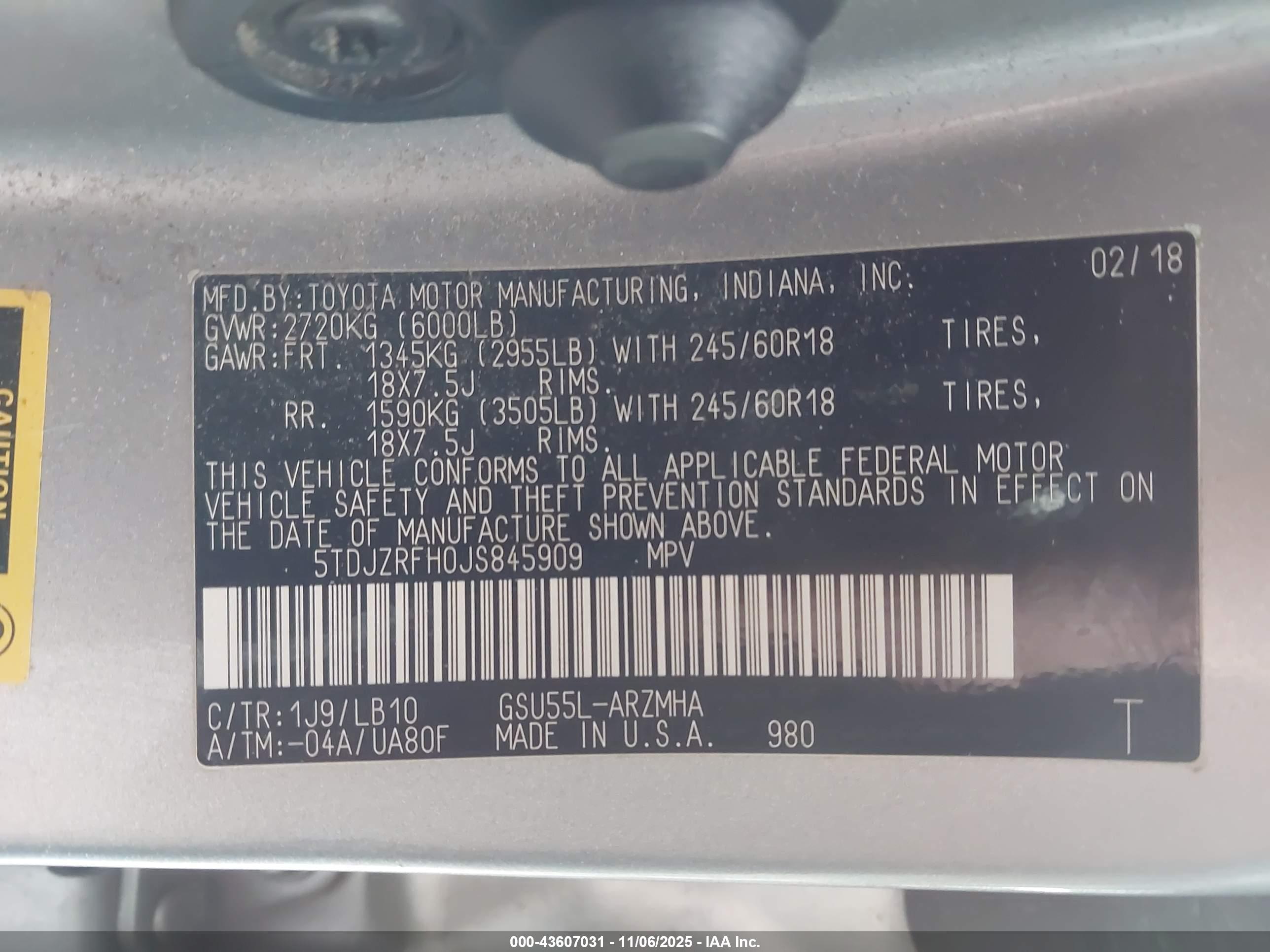 TOYOTA HIGHLANDER image 9