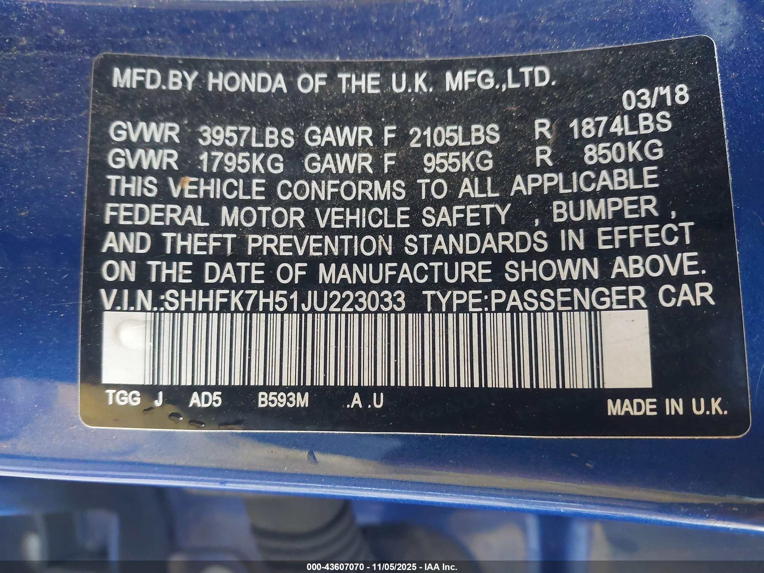 HONDA CIVIC image 9