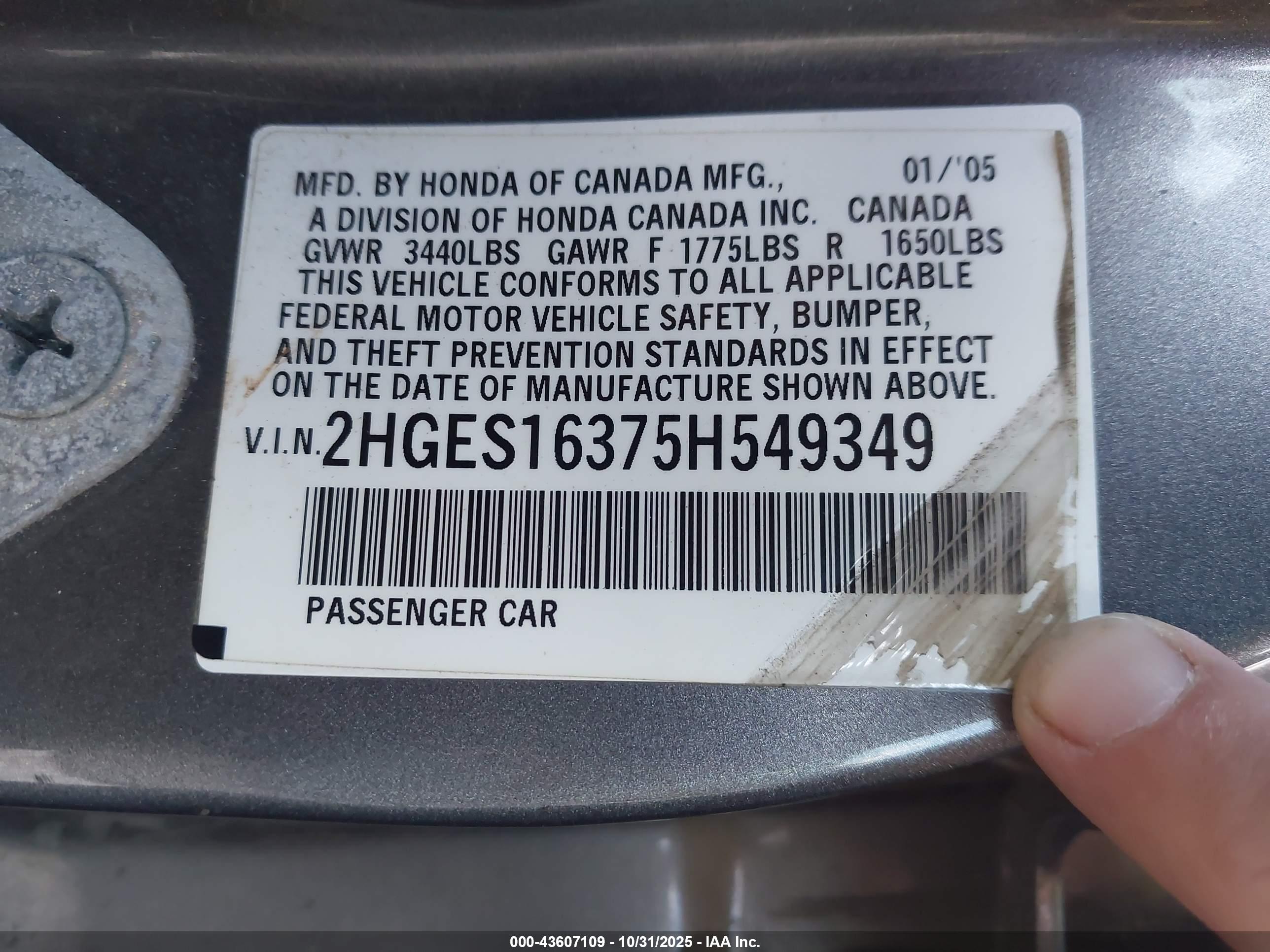 HONDA CIVIC image 9