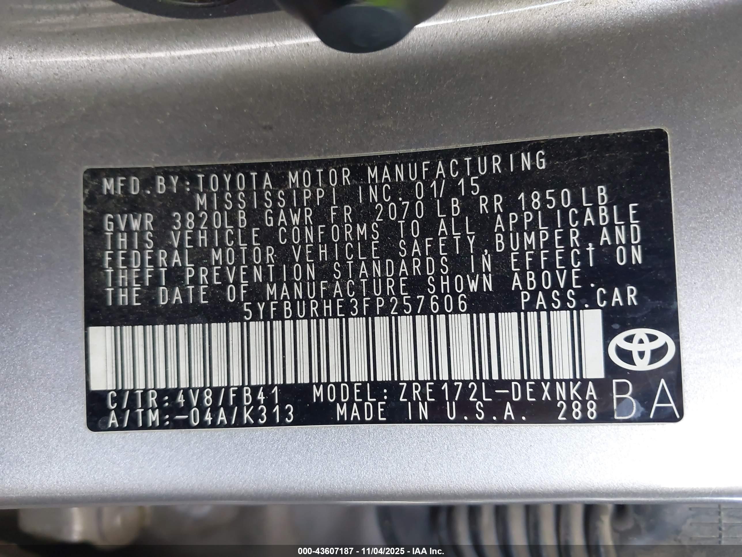 TOYOTA COROLLA image 9