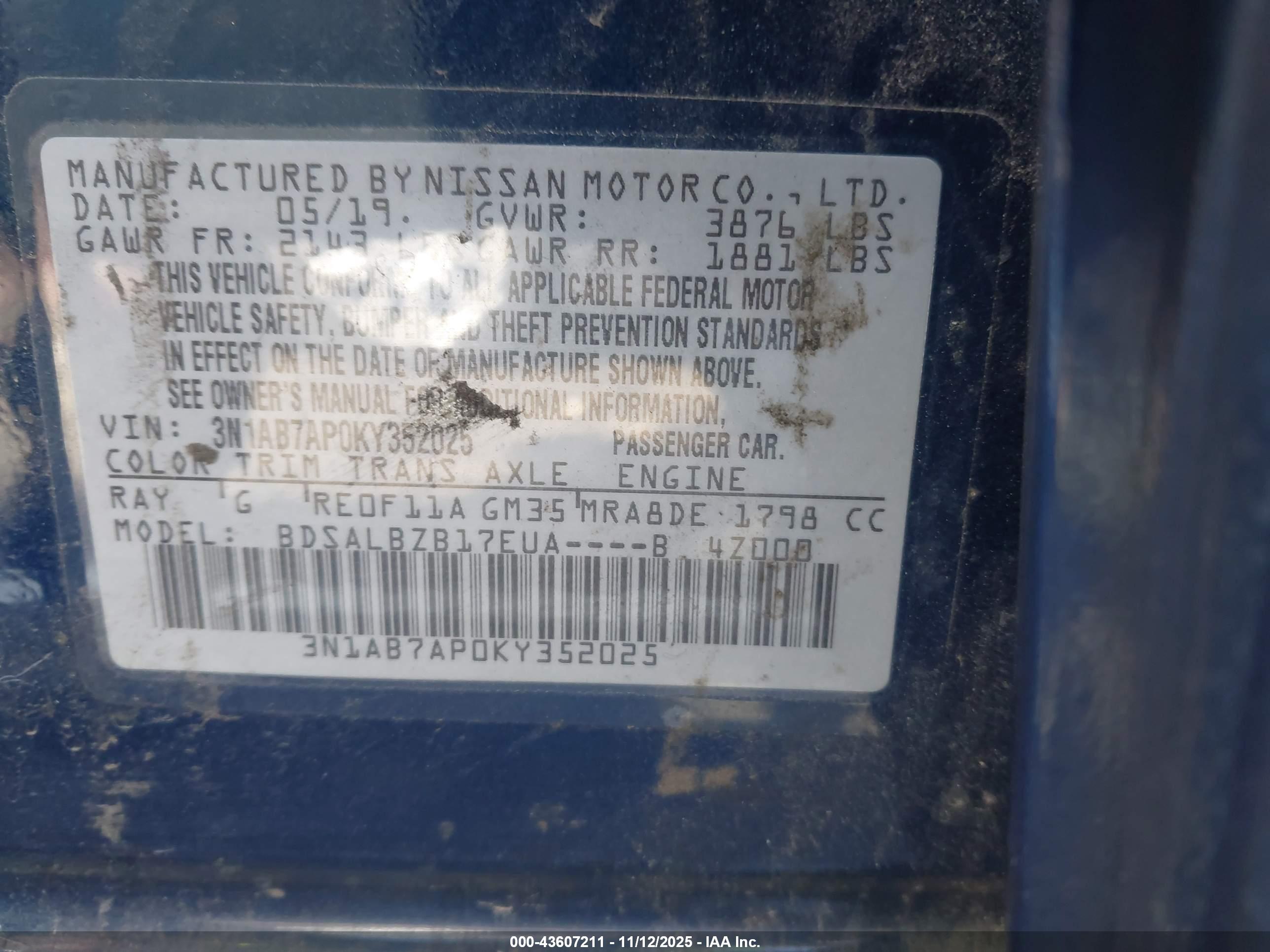 NISSAN SENTRA image 9