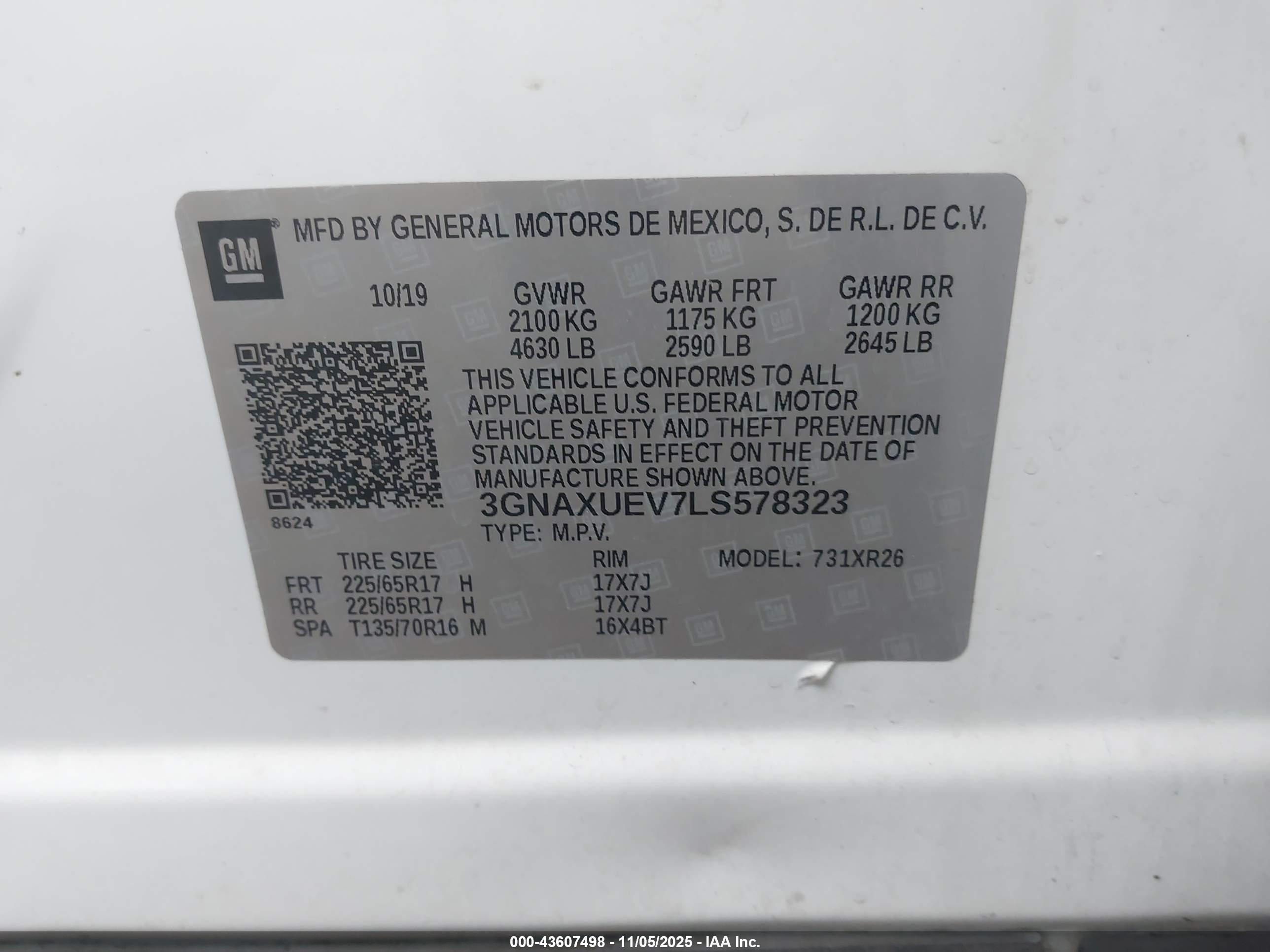 CHEVROLET EQUINOX image 9