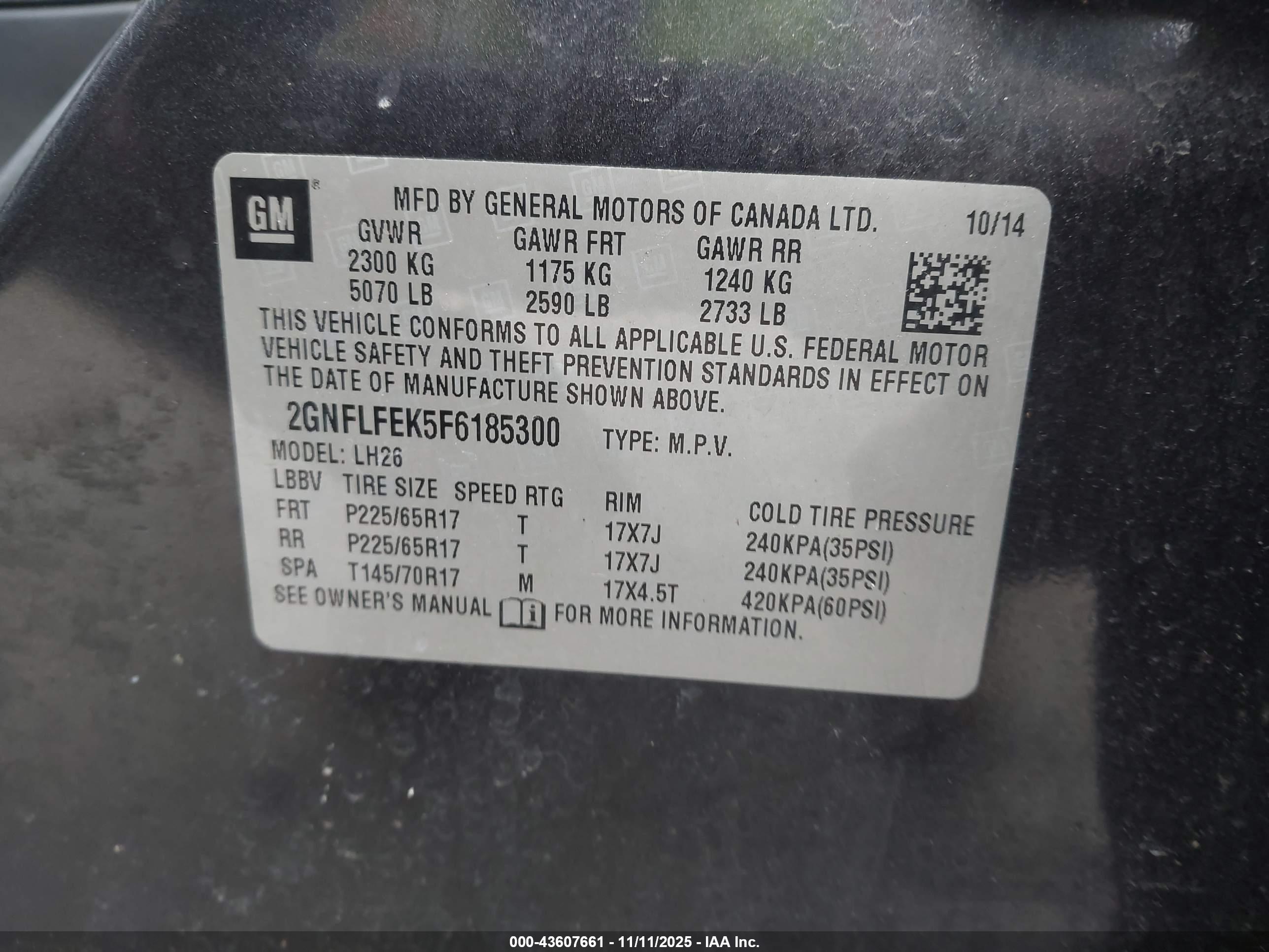 CHEVROLET EQUINOX image 9