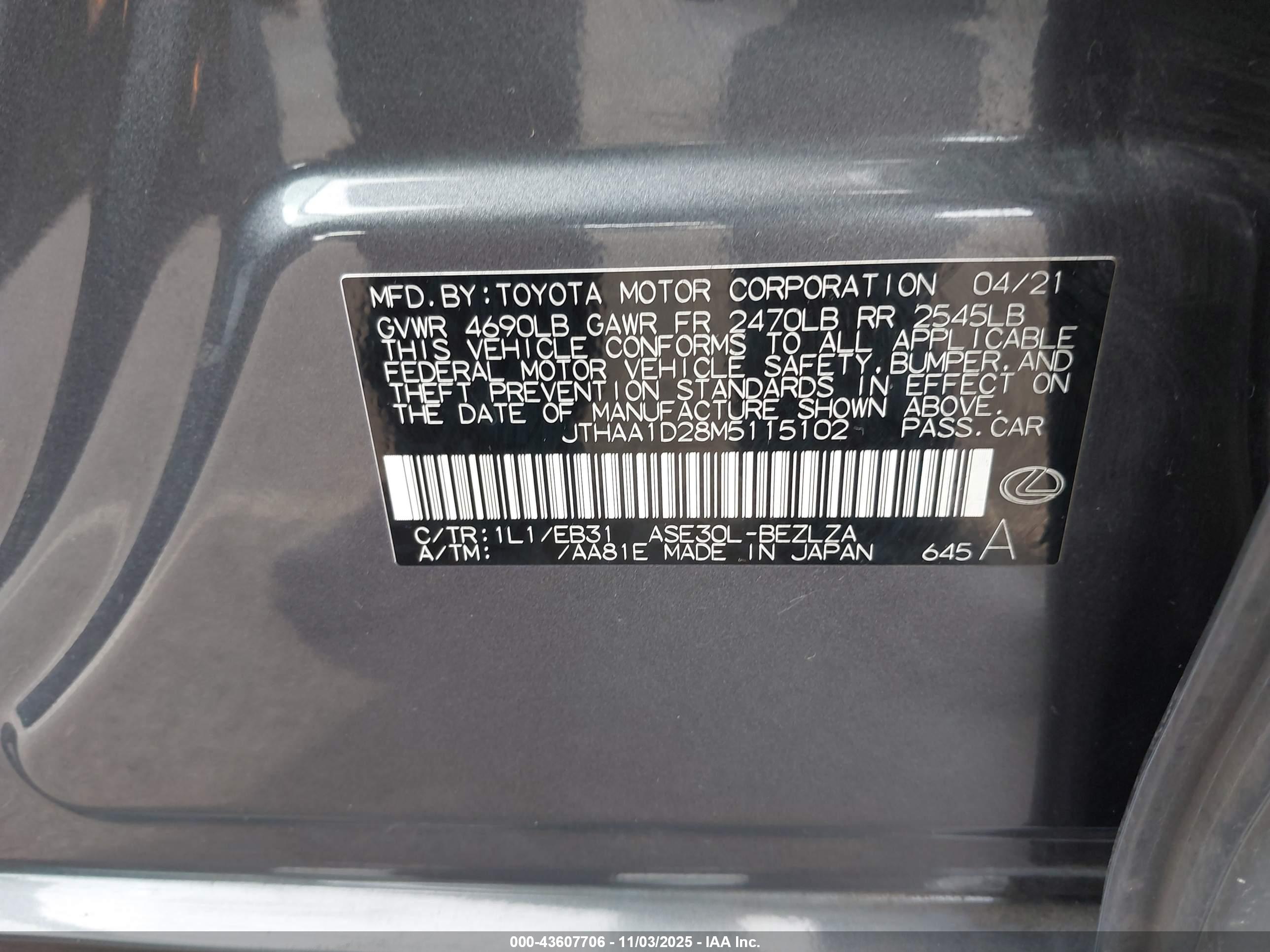 LEXUS IS image 9