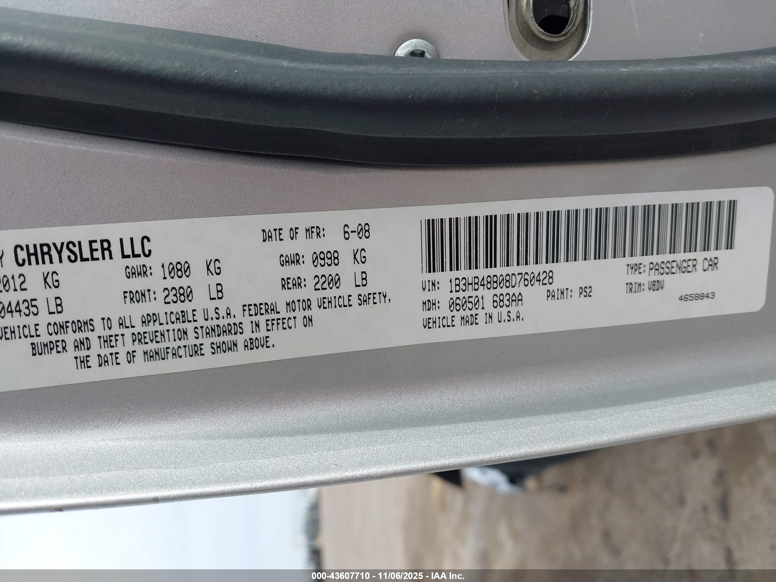 DODGE CALIBER image 9