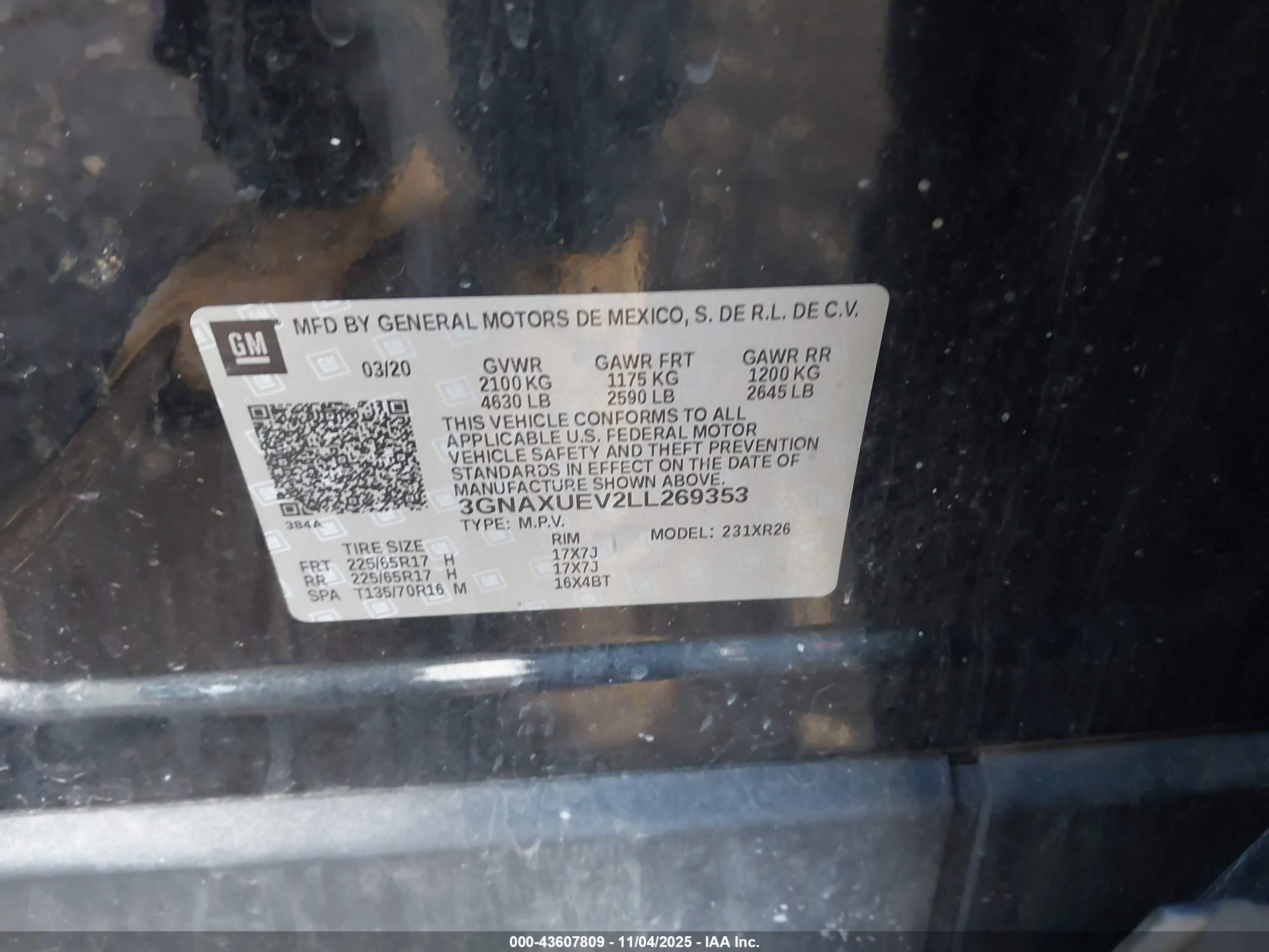CHEVROLET EQUINOX image 9