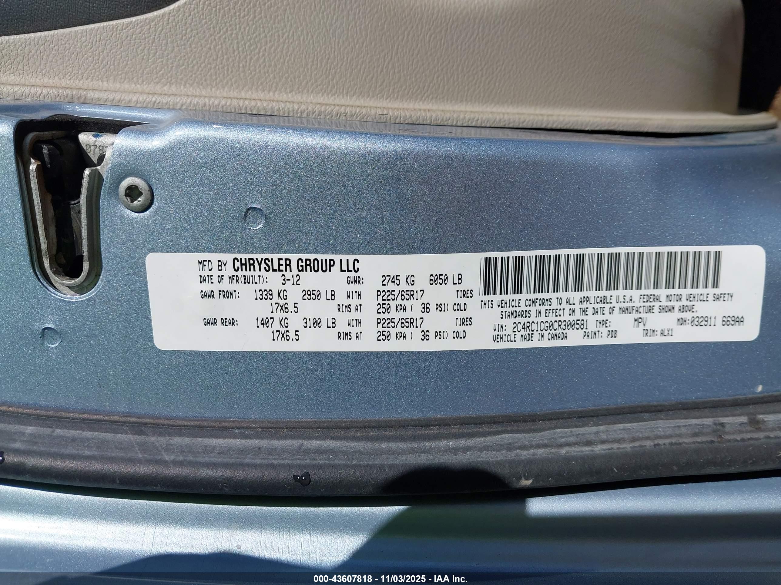 CHRYSLER TOWN image 9