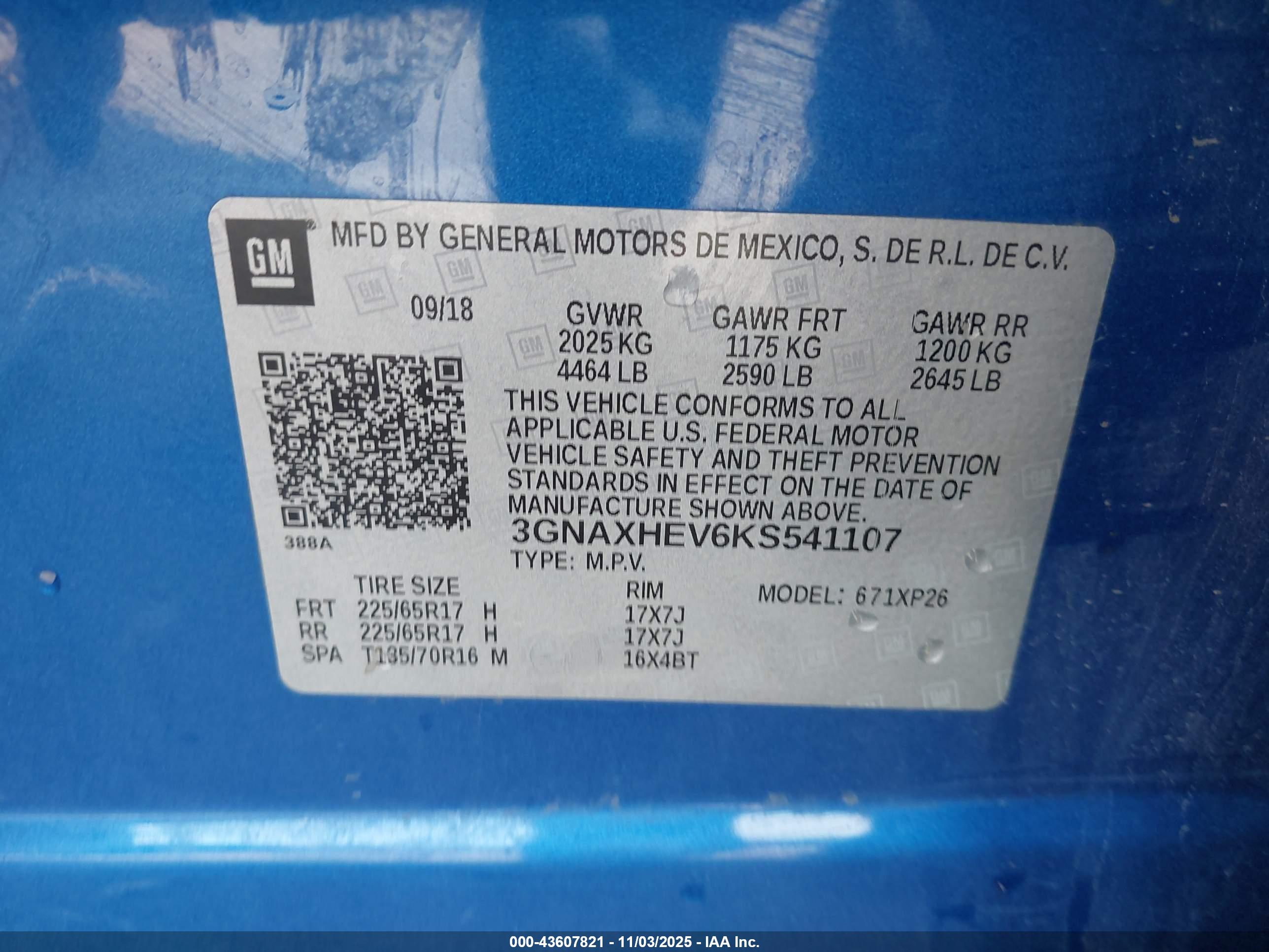 CHEVROLET EQUINOX image 9