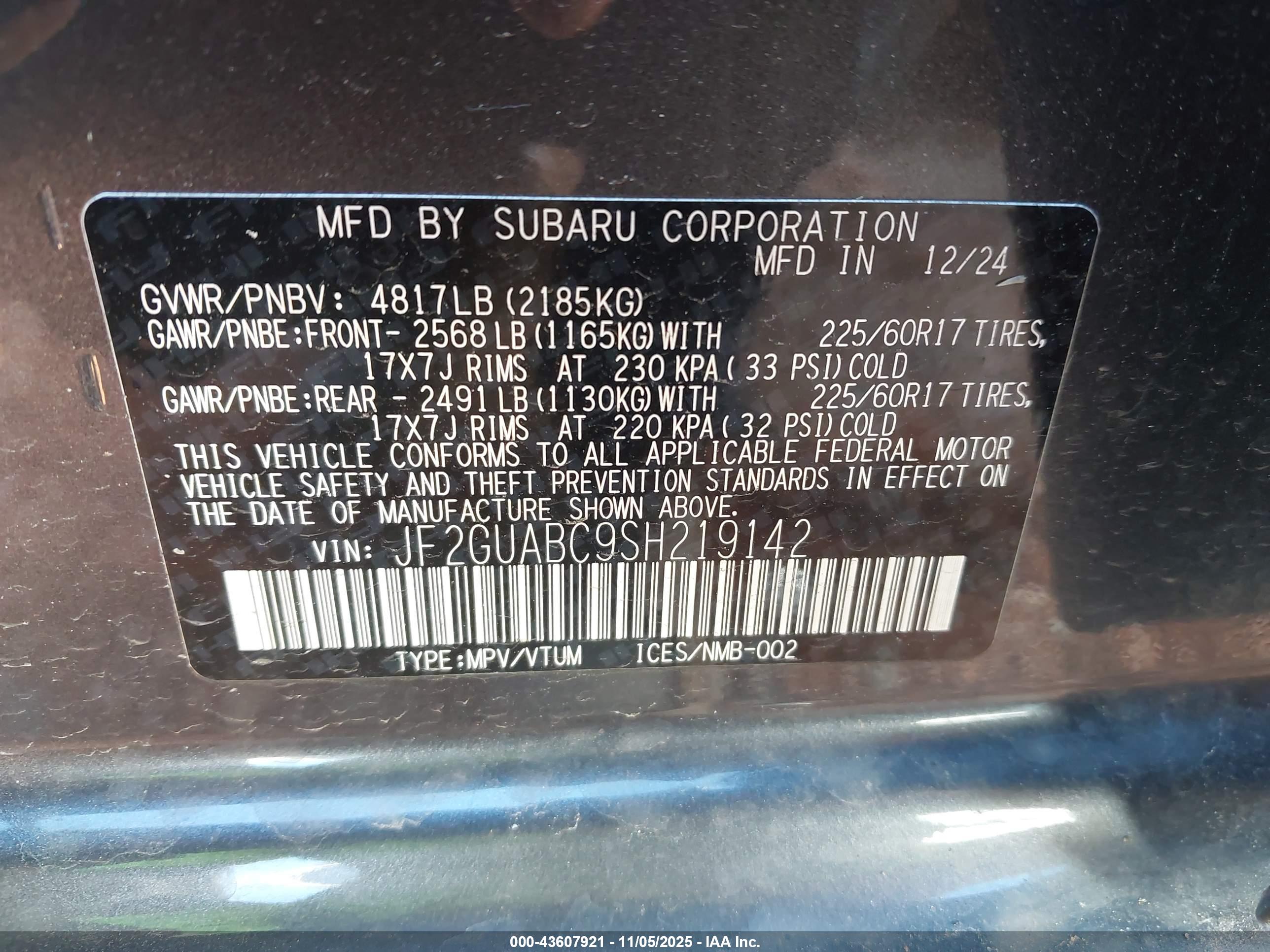 SUBARU CROSSTREK image 9