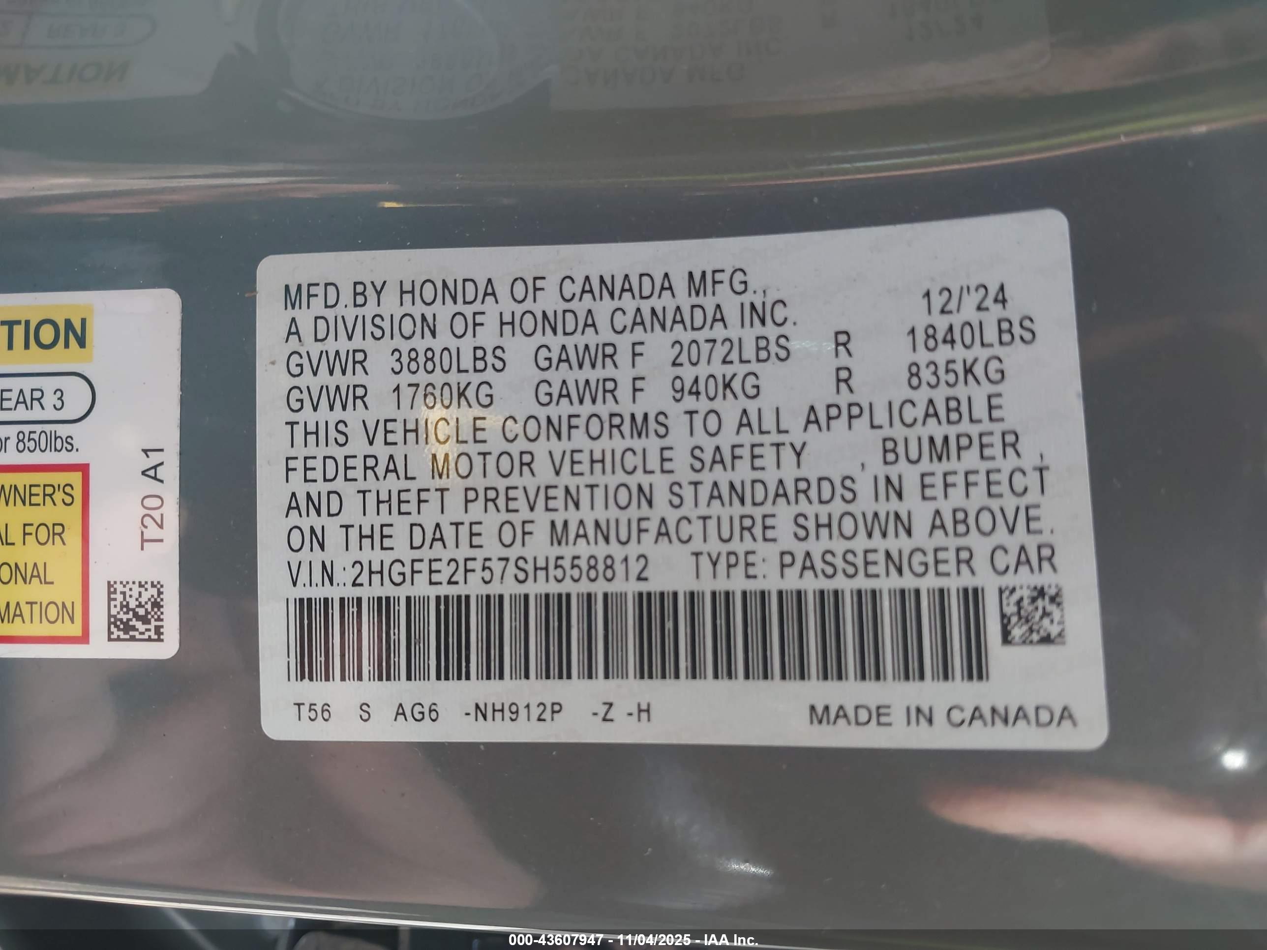 HONDA CIVIC image 9
