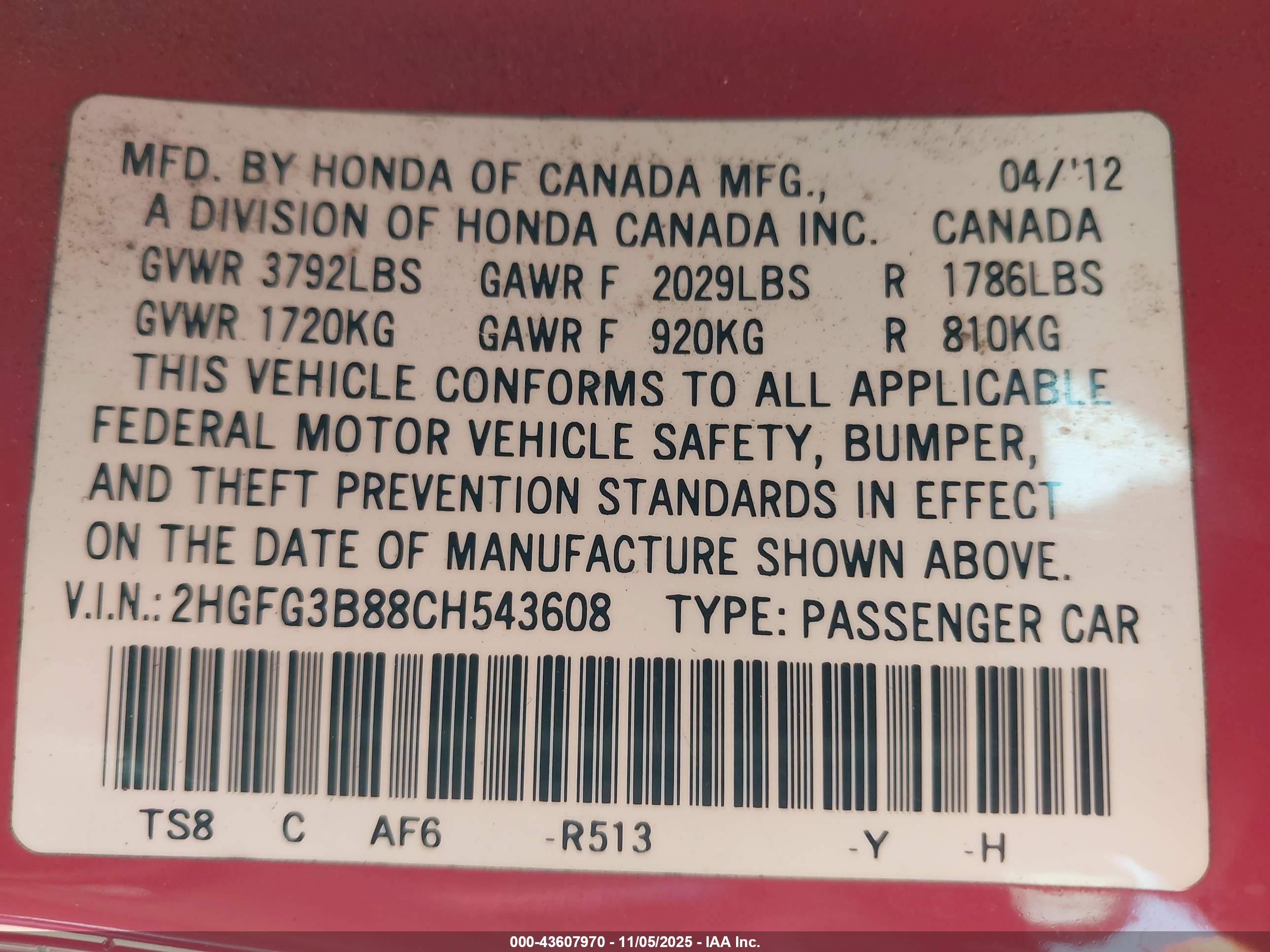 HONDA CIVIC image 9