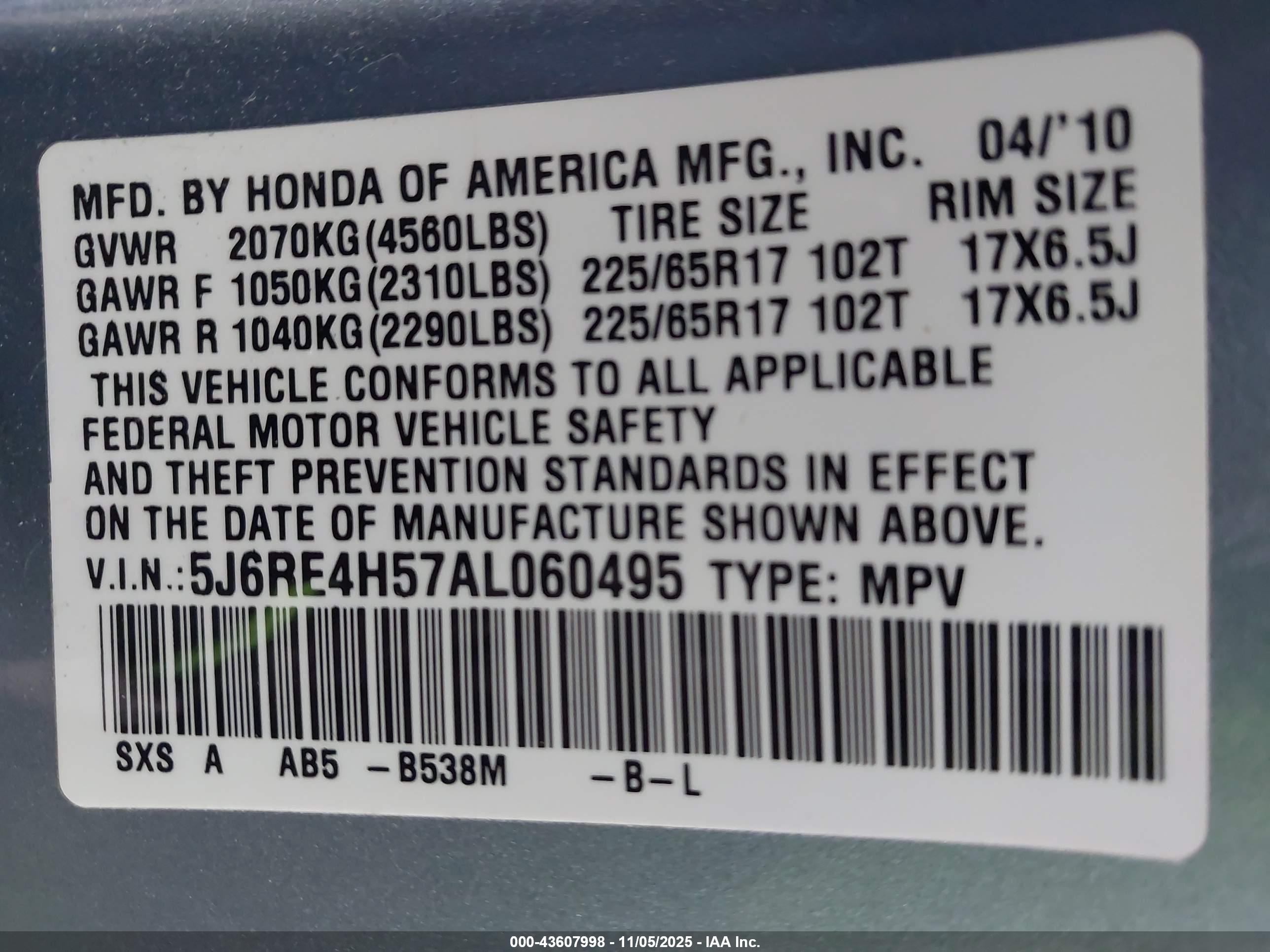 HONDA CR-V image 9
