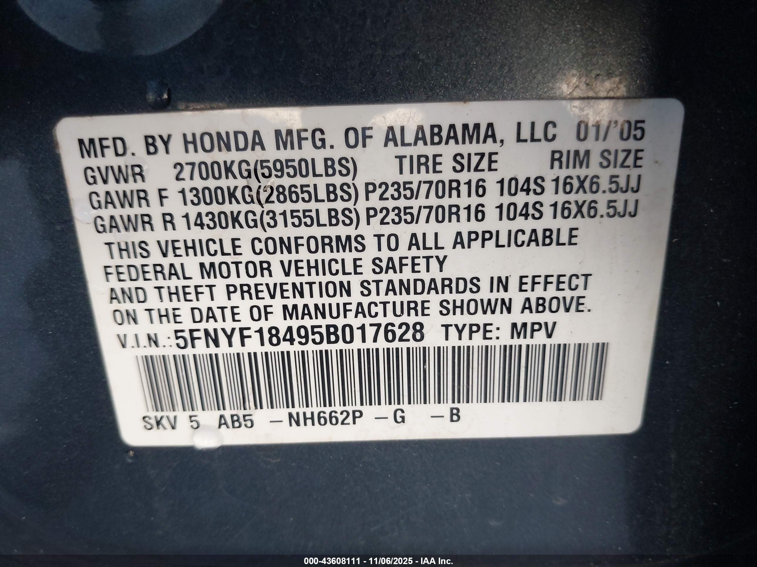 HONDA PILOT image 9