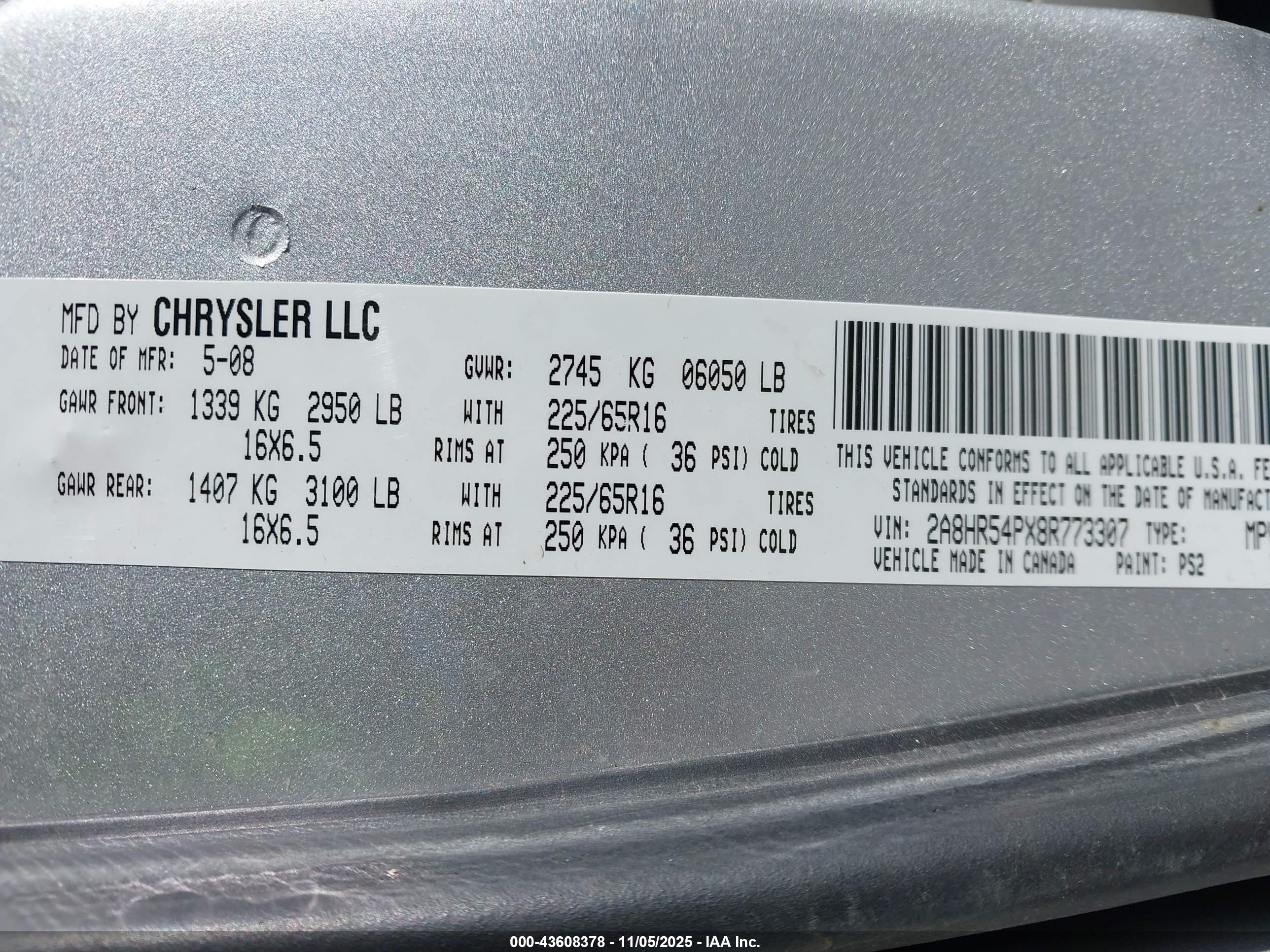 CHRYSLER TOWN image 9