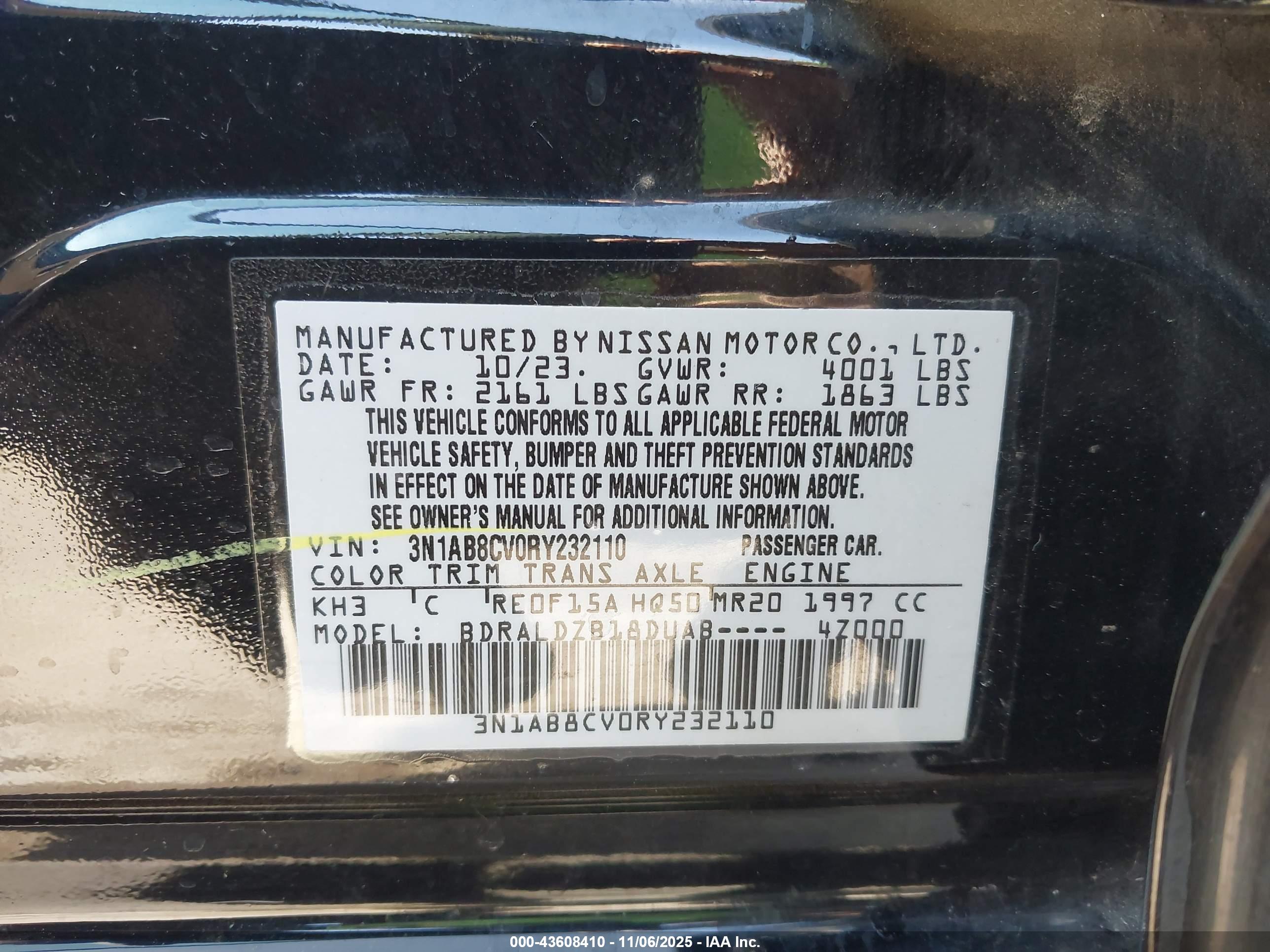 NISSAN SENTRA image 9