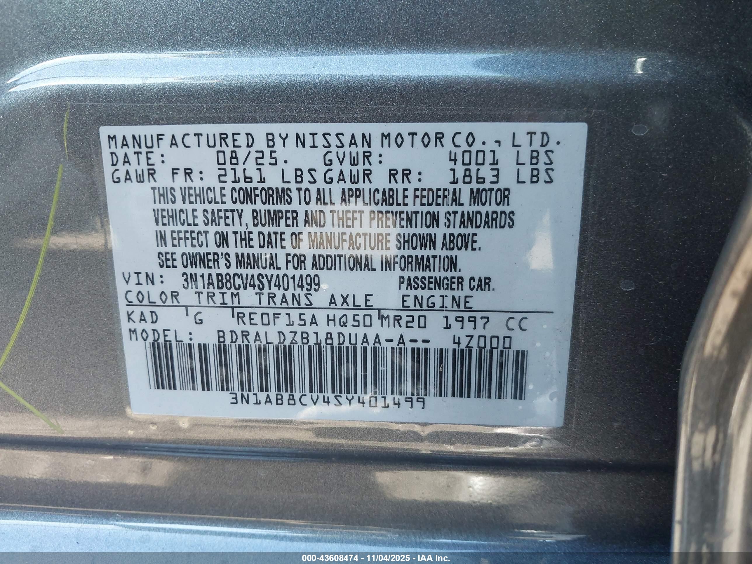 NISSAN SENTRA image 9
