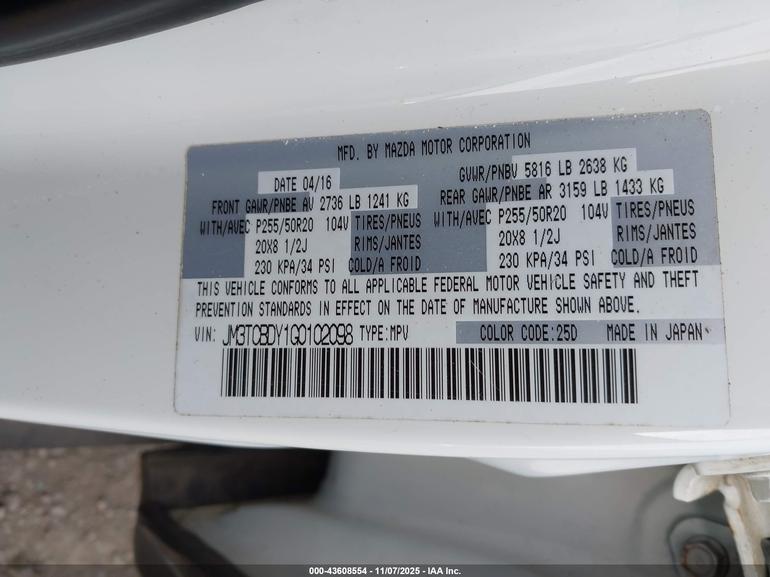 MAZDA CX-9 image 9
