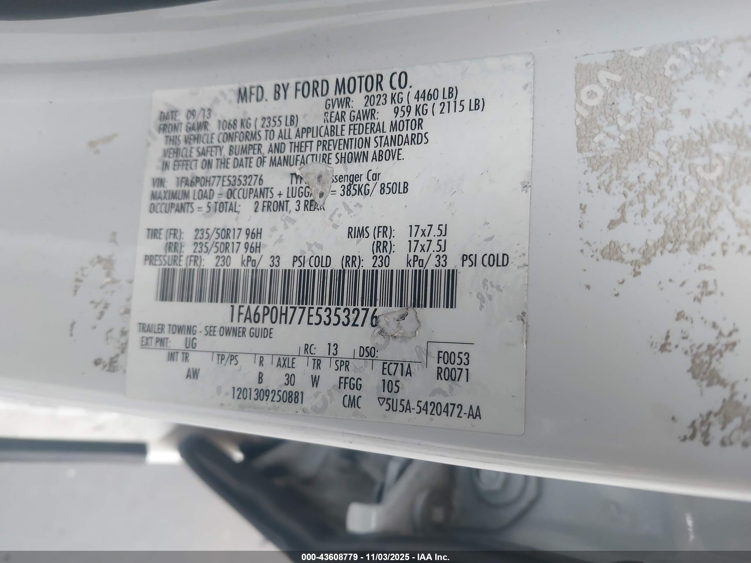 FORD FUSION image 9