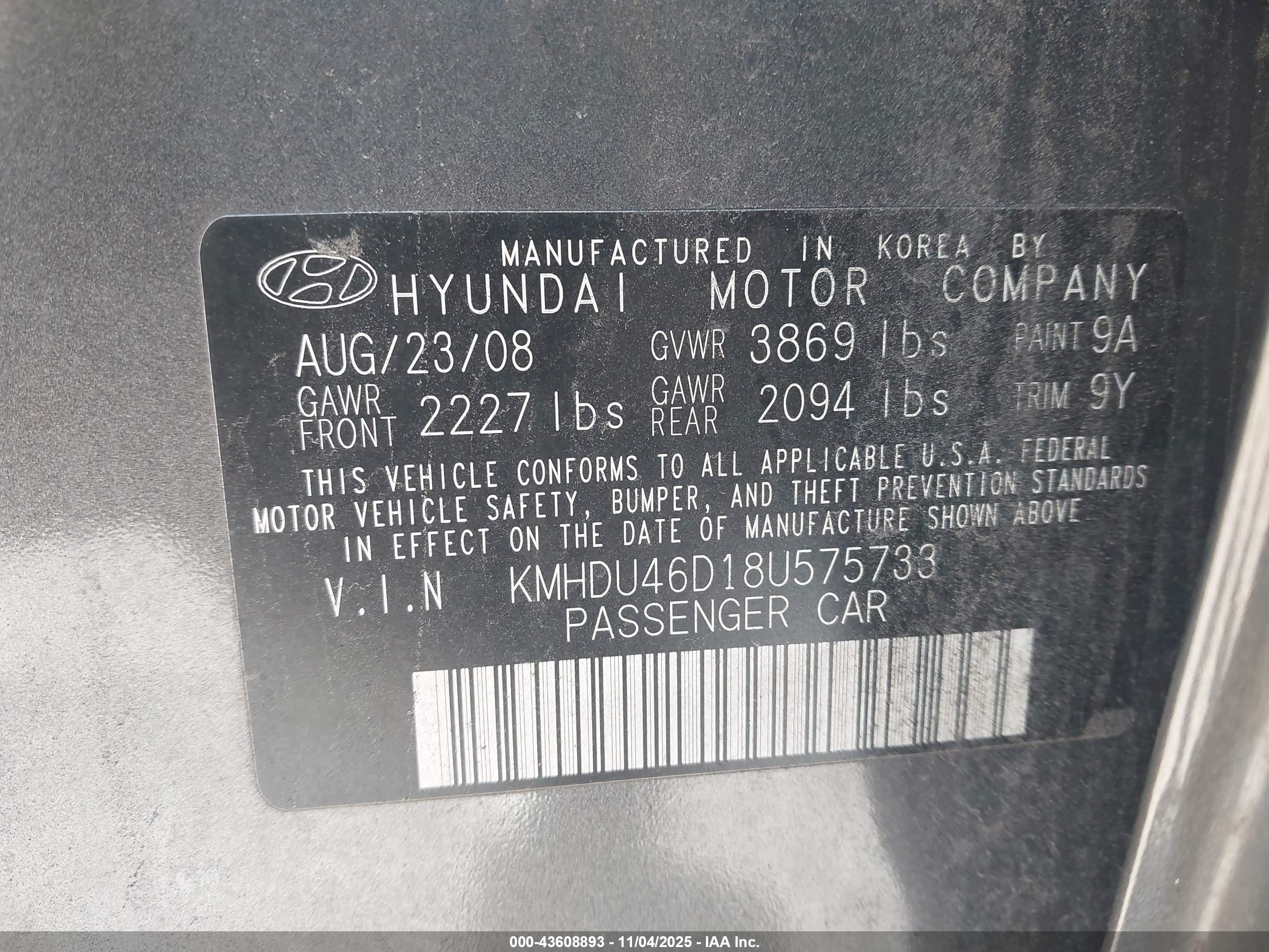 HYUNDAI ELANTRA image 9