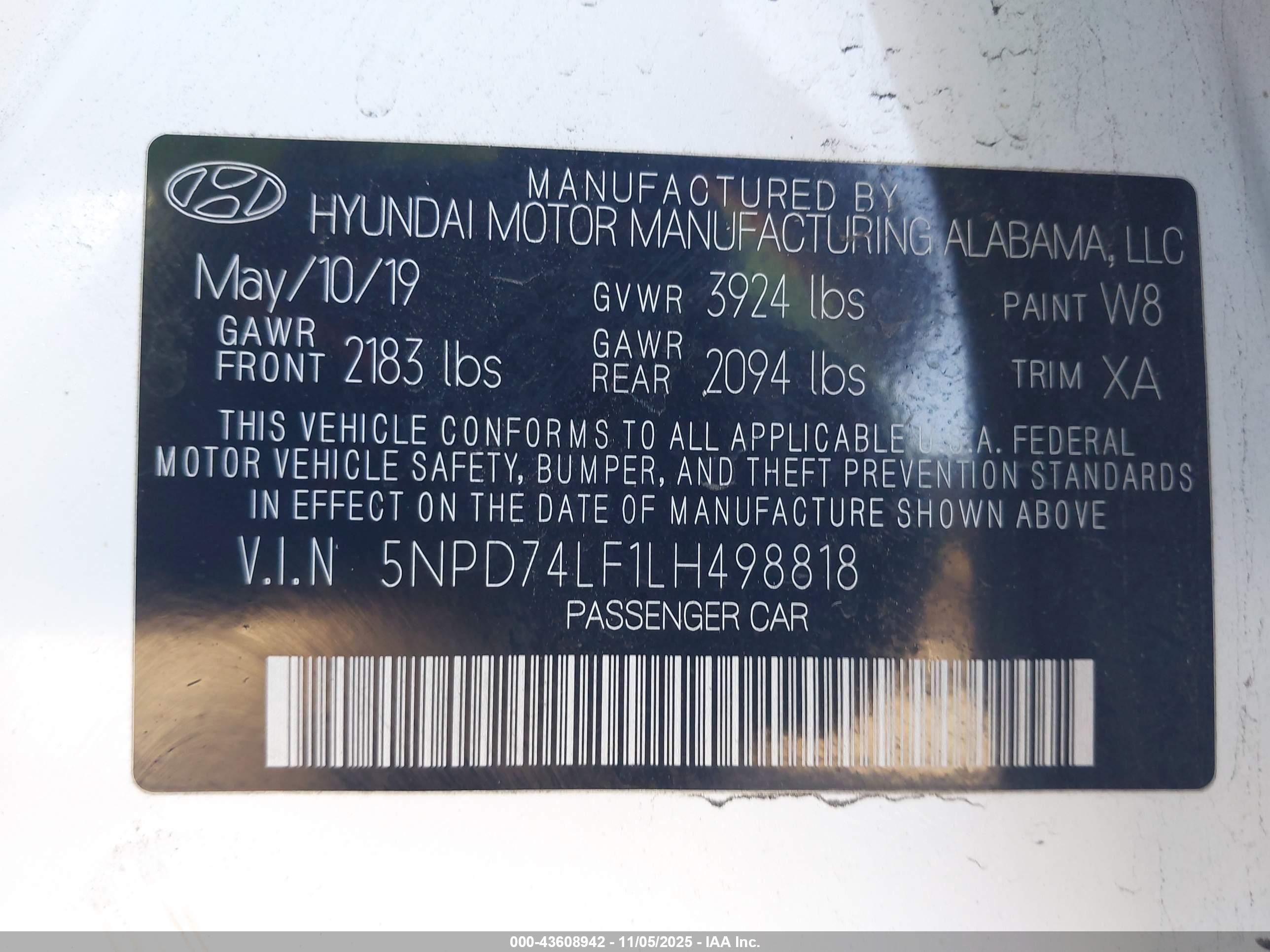 HYUNDAI ELANTRA image 9