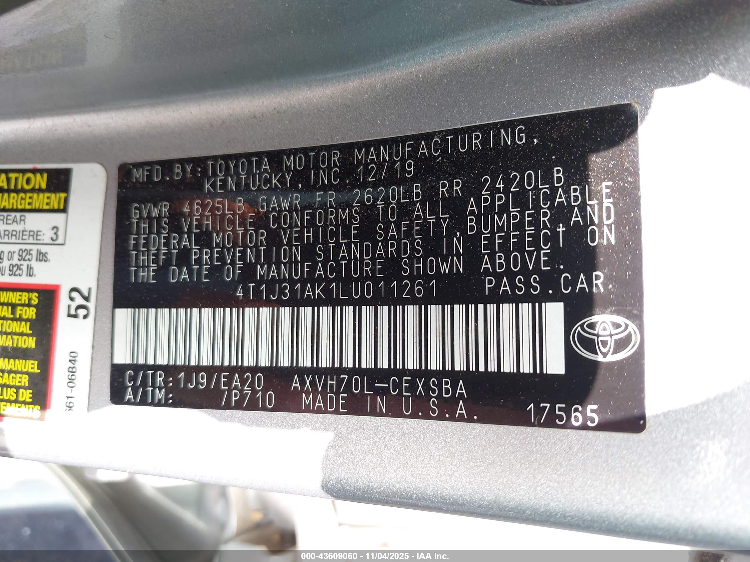 TOYOTA CAMRY image 9