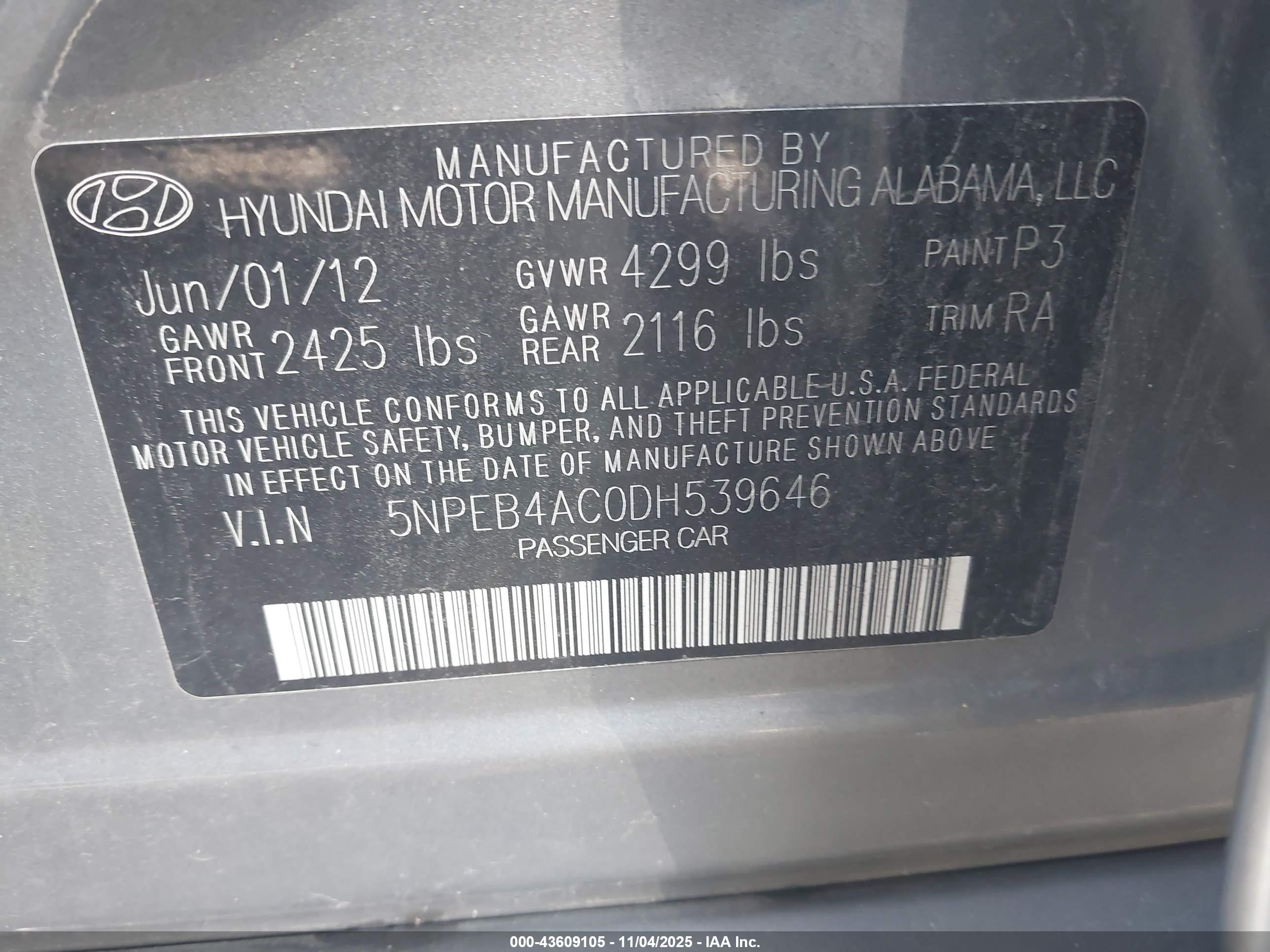 HYUNDAI SONATA image 9