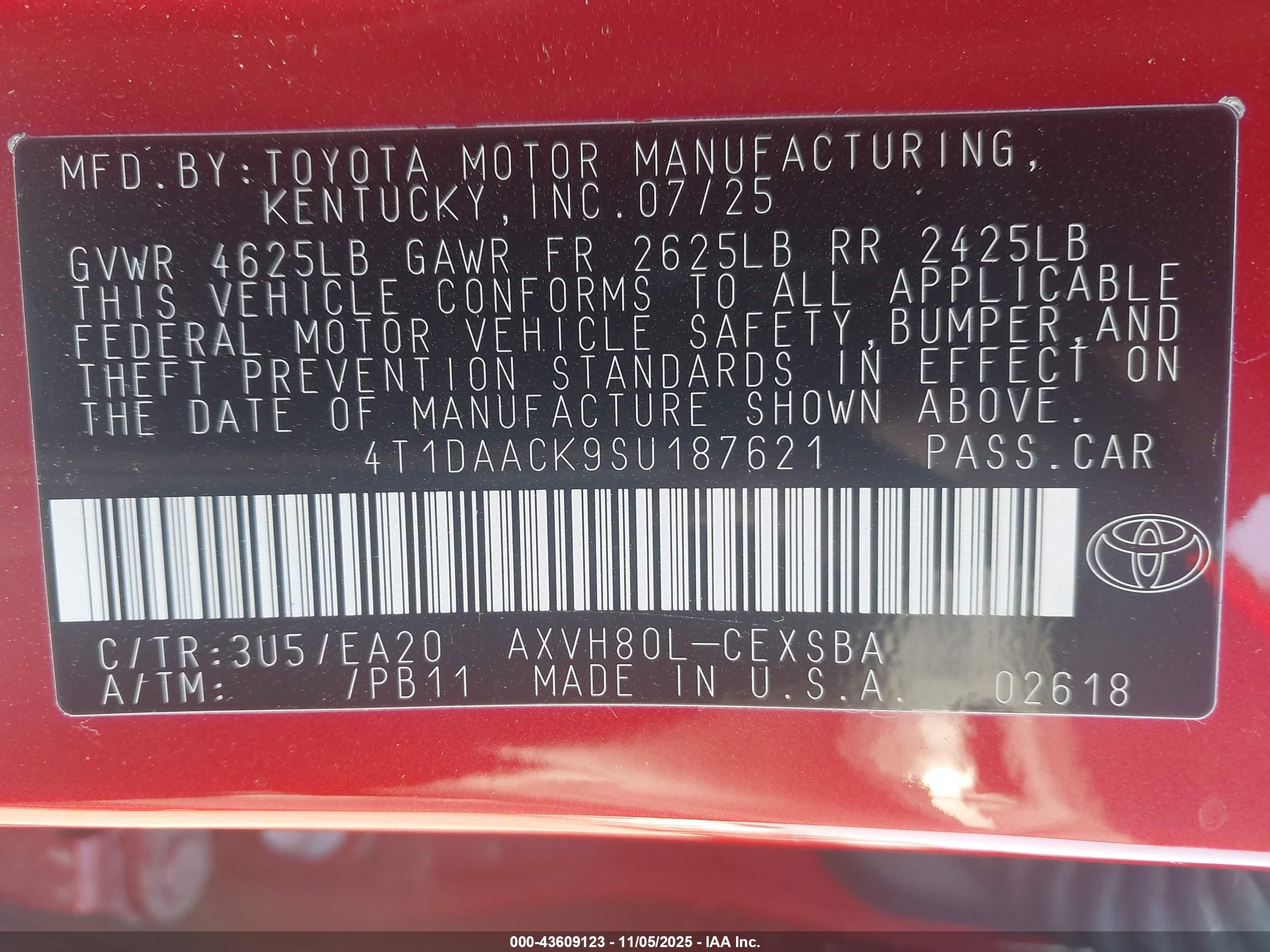 TOYOTA CAMRY image 9