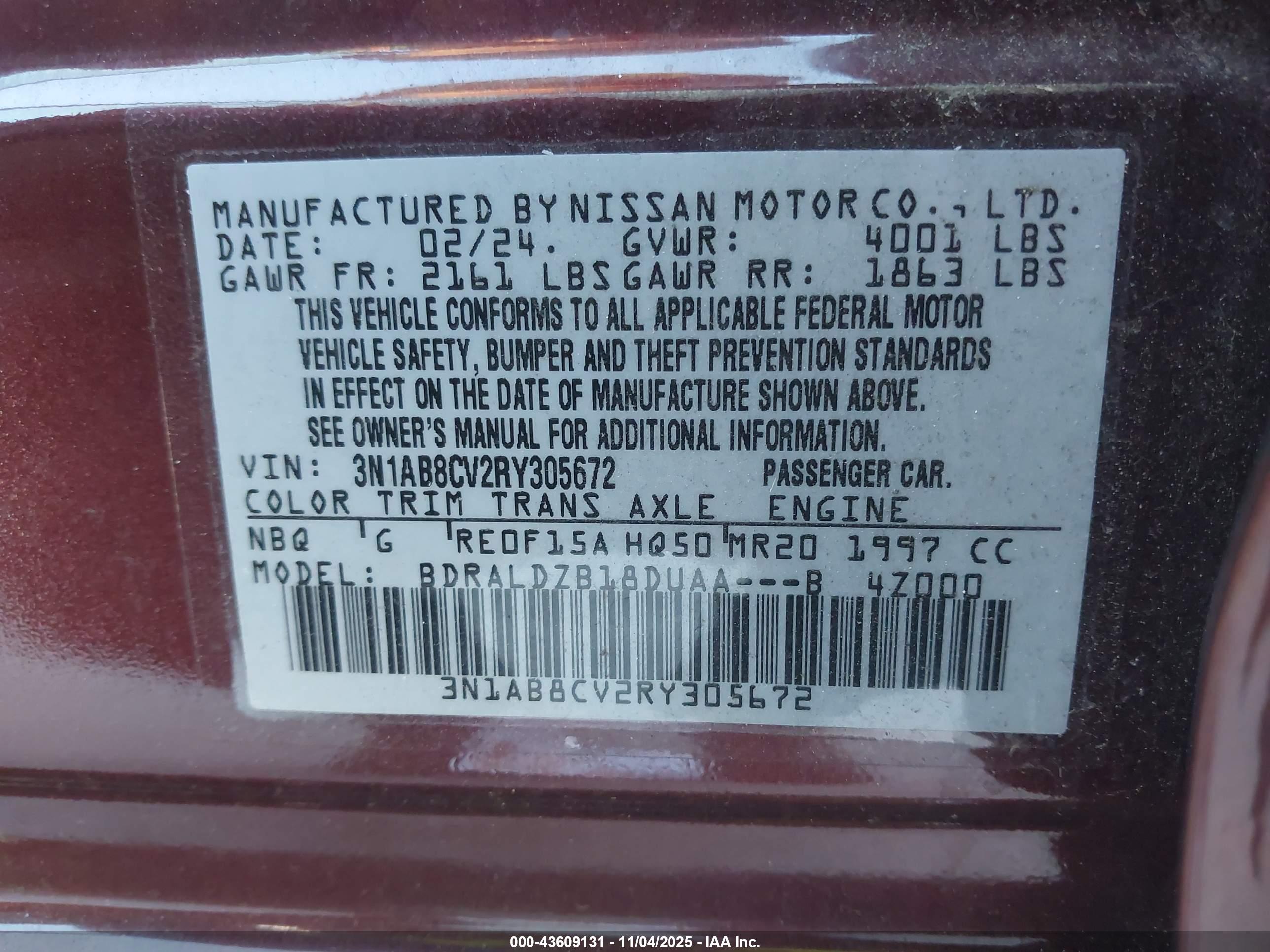 NISSAN SENTRA image 9