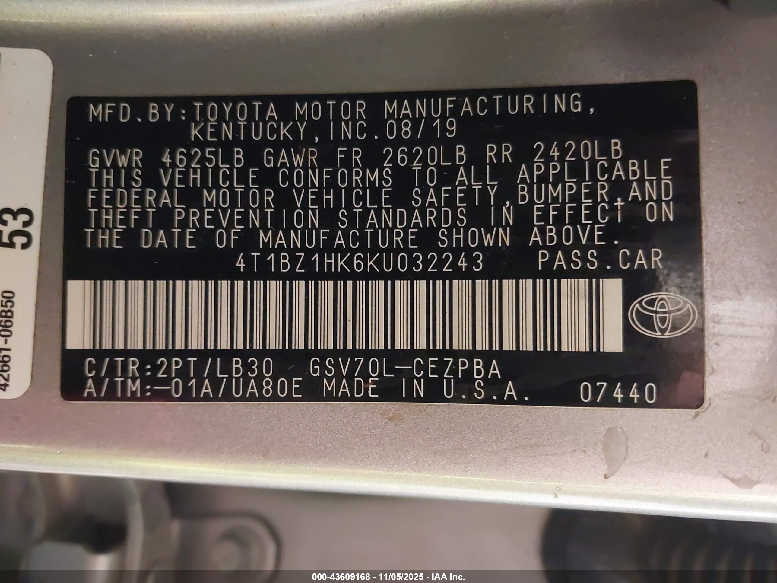 TOYOTA CAMRY image 9