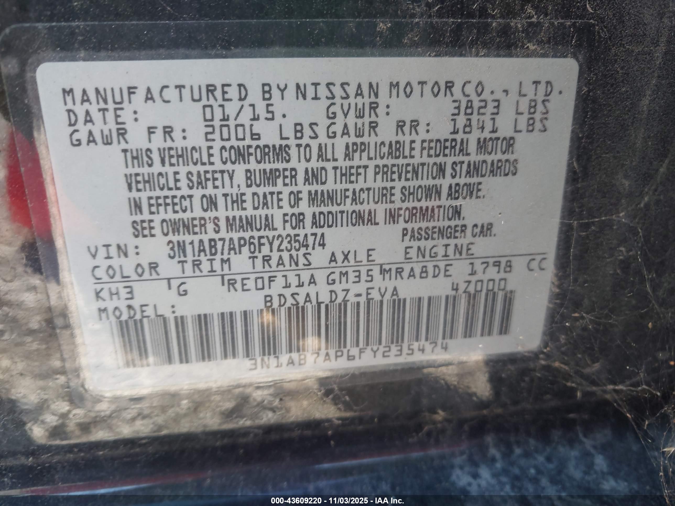 NISSAN SENTRA image 9