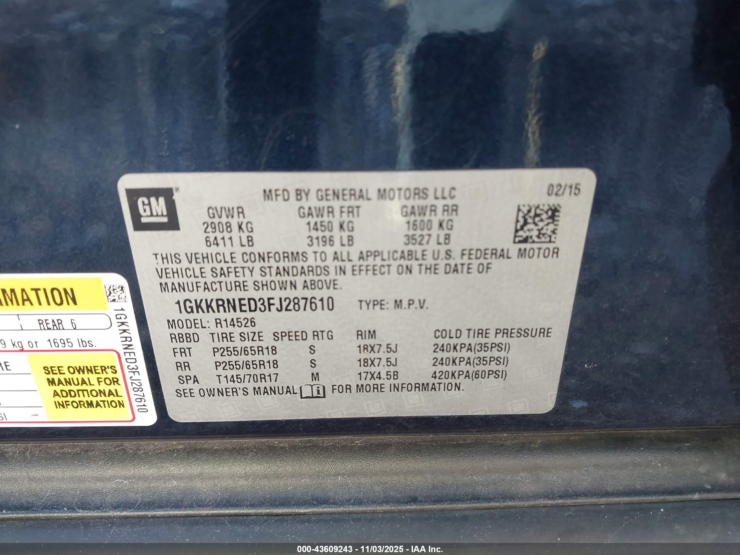 GMC ACADIA image 9