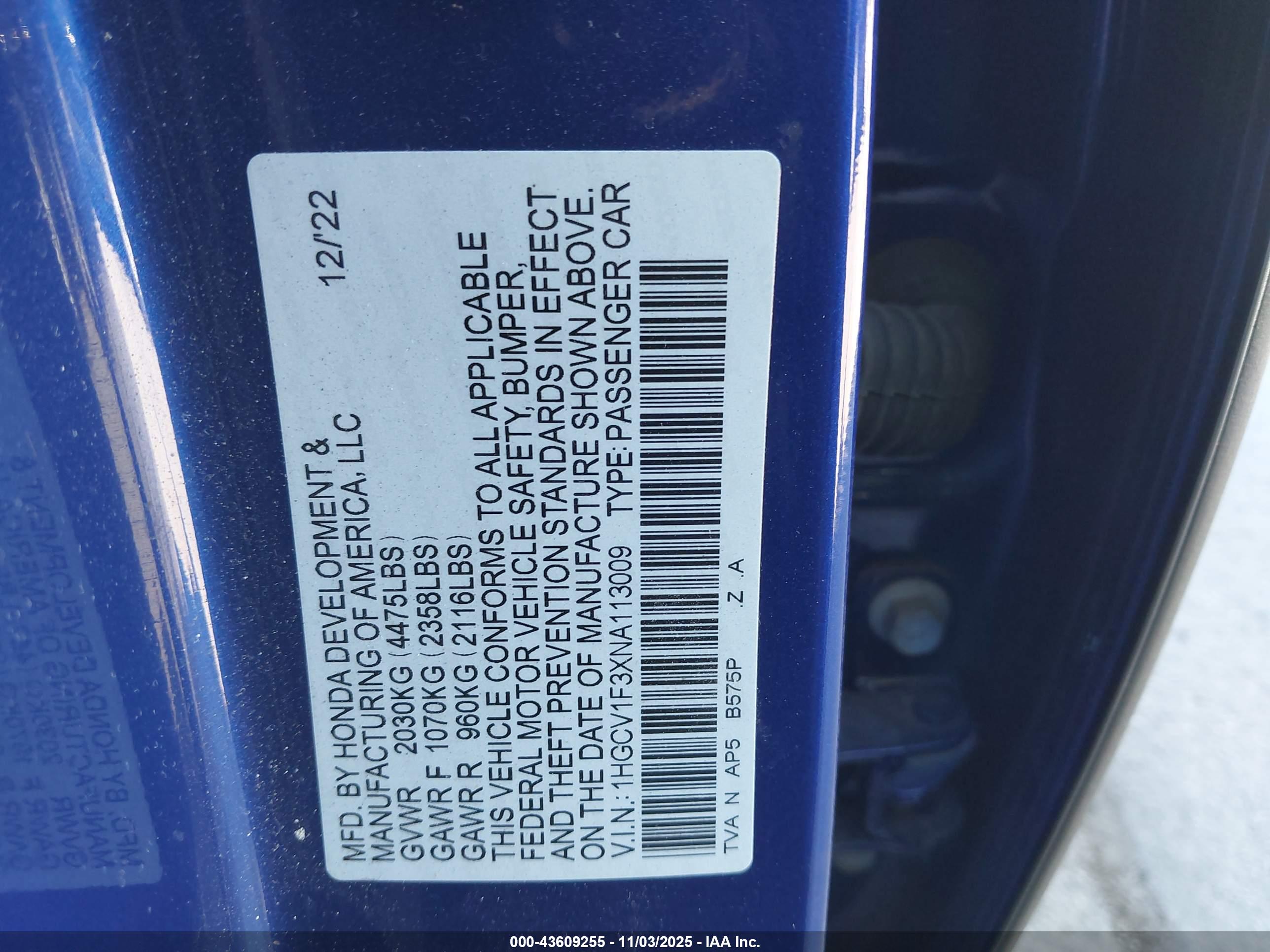 HONDA ACCORD image 9