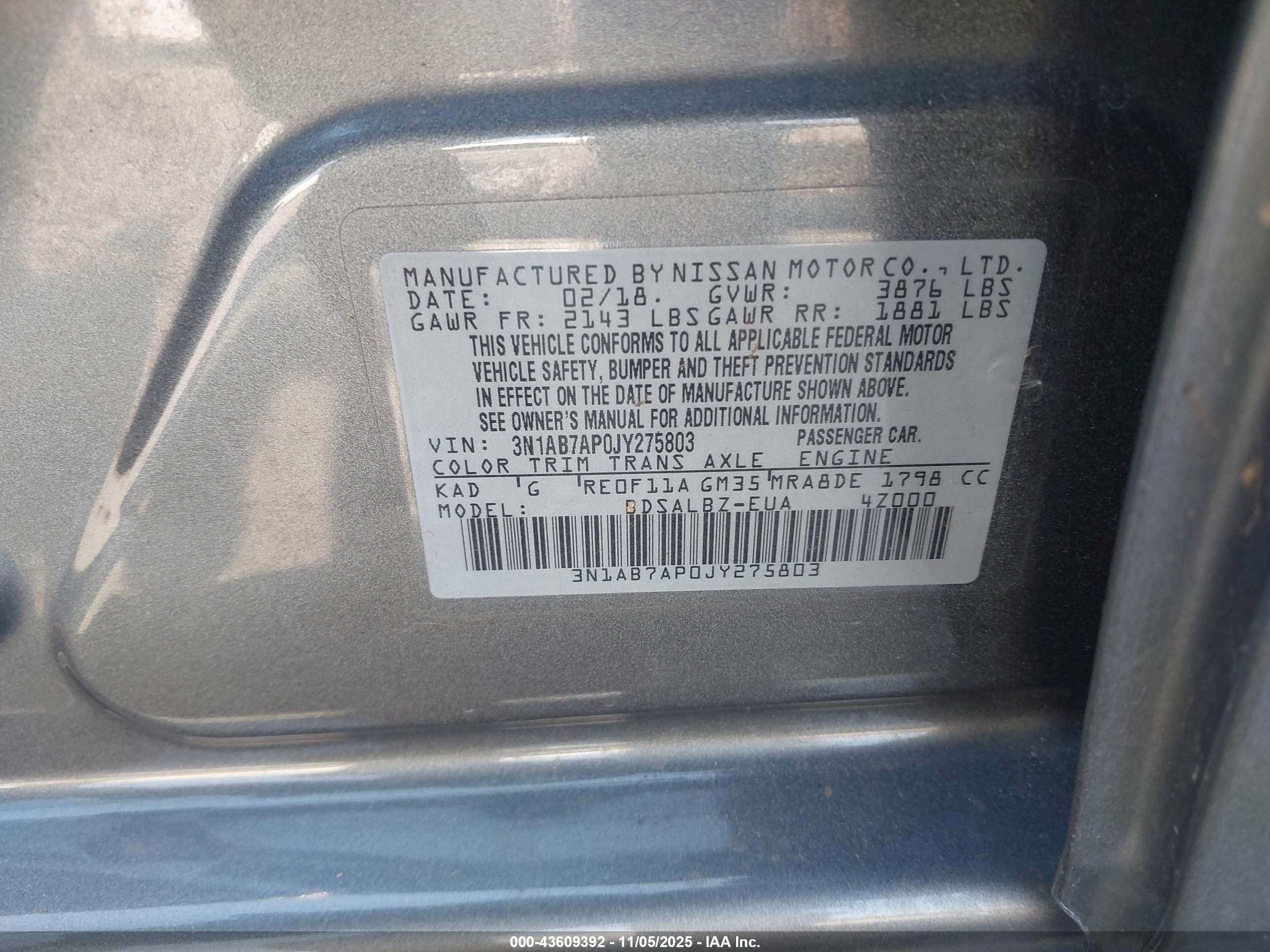NISSAN SENTRA image 9