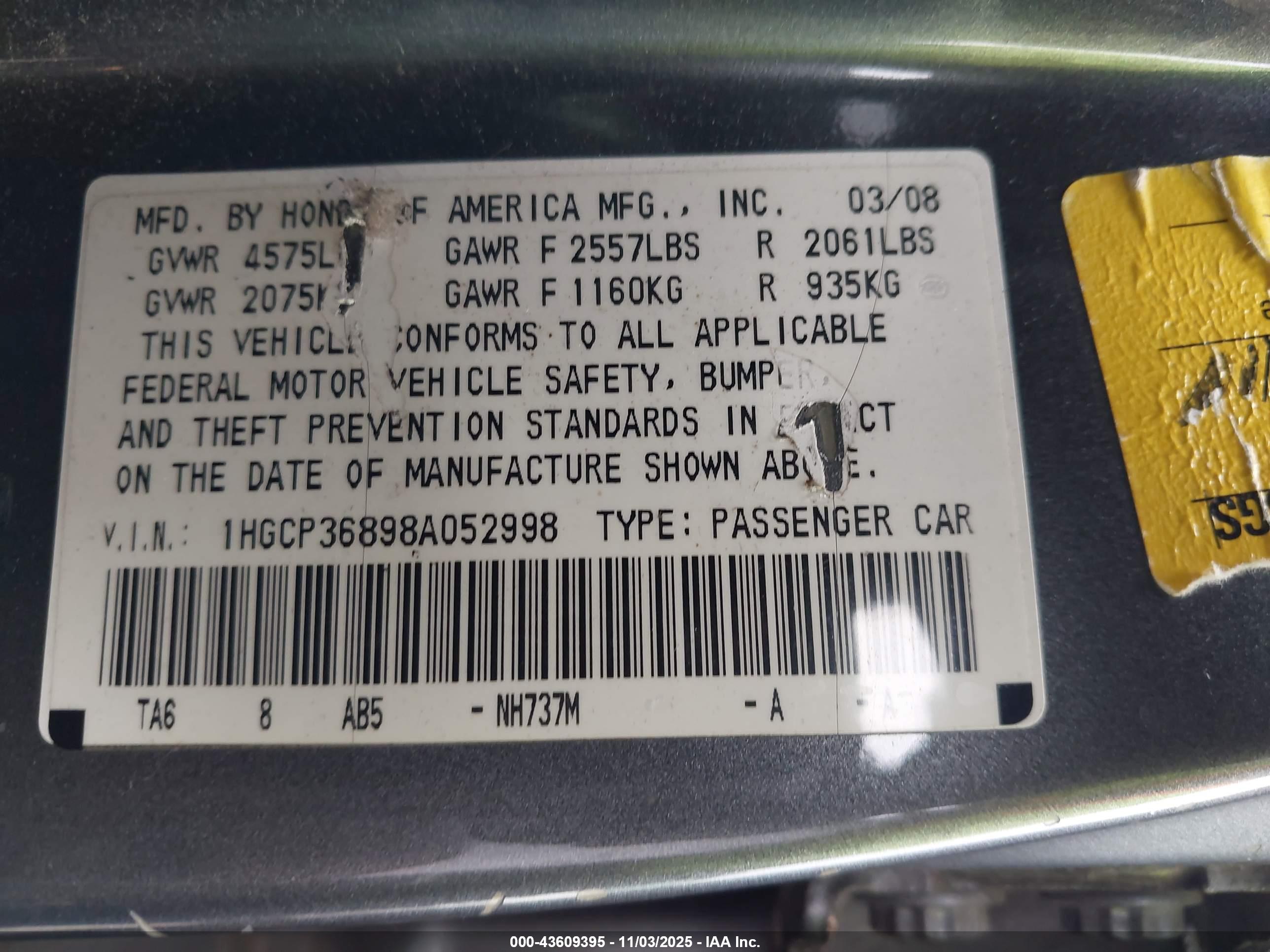 HONDA ACCORD image 9