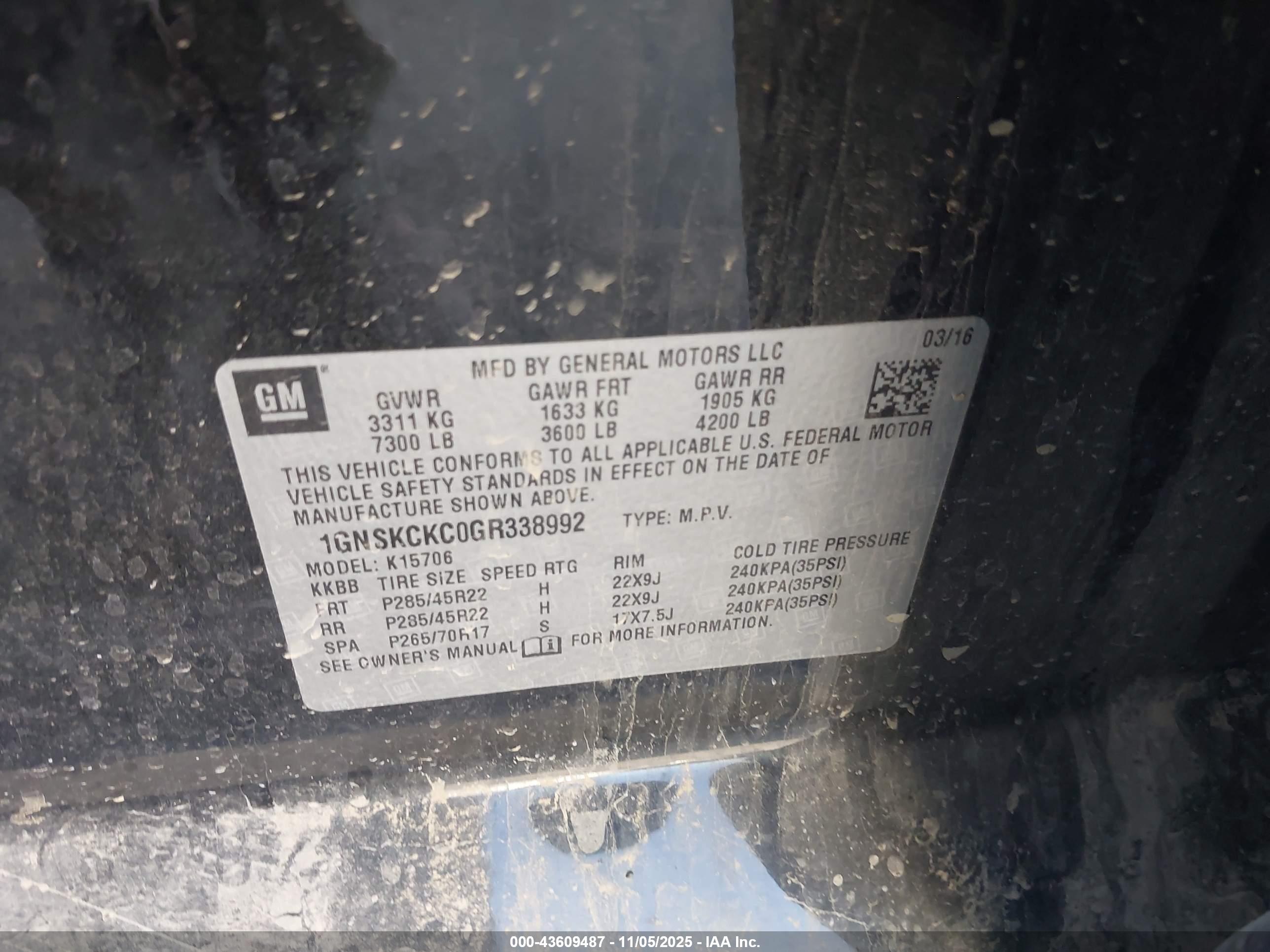 CHEVROLET TAHOE image 9