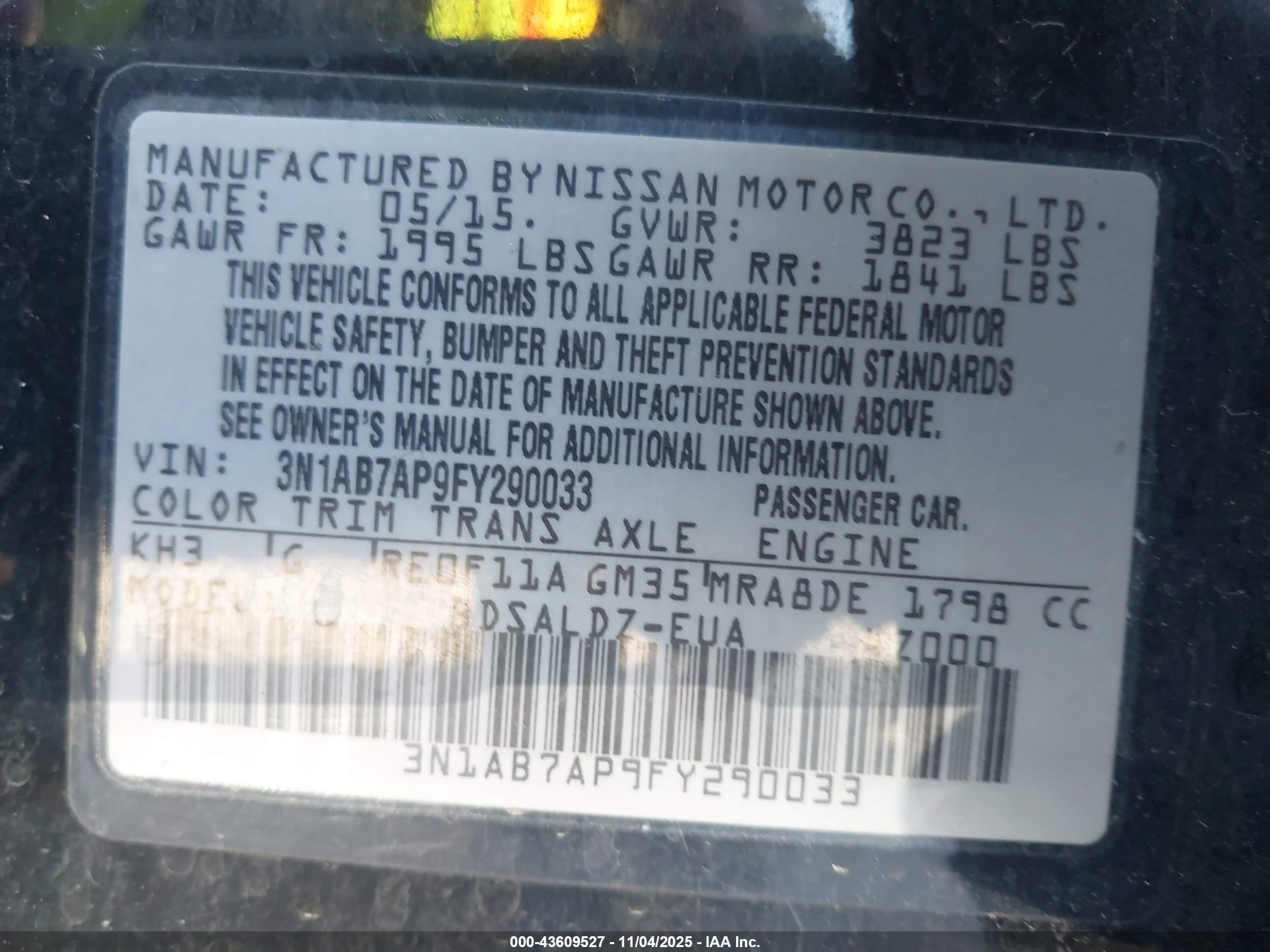 NISSAN SENTRA image 9
