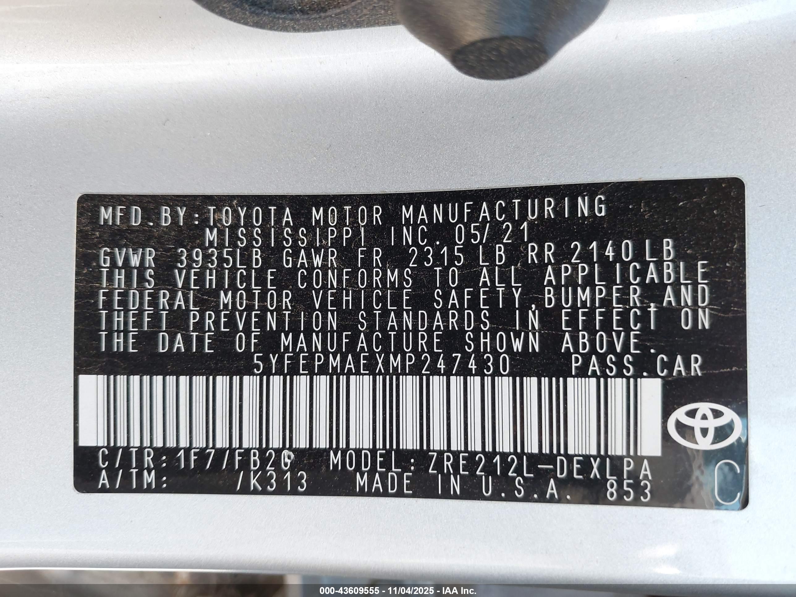 TOYOTA COROLLA image 9