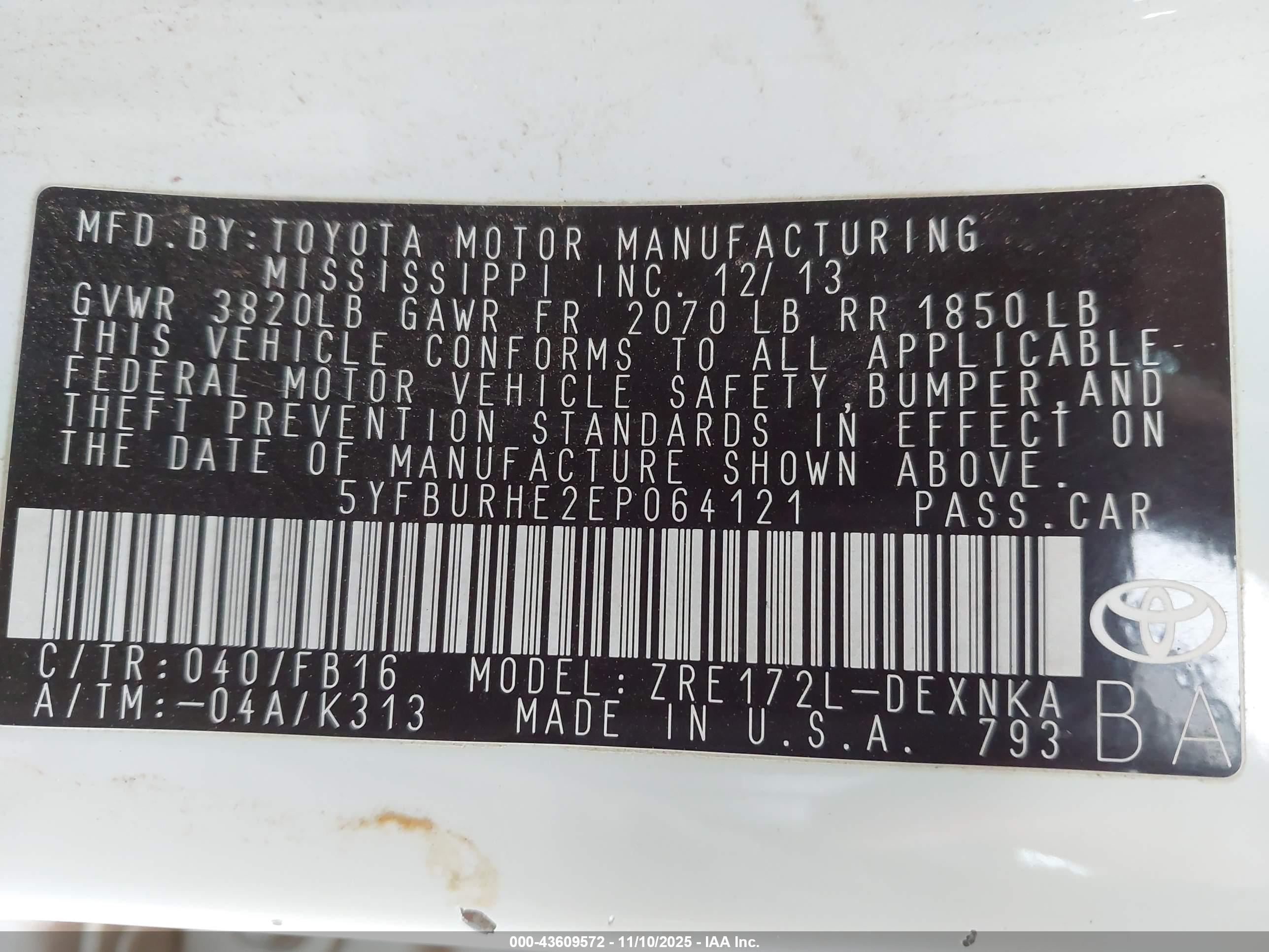 TOYOTA COROLLA image 9