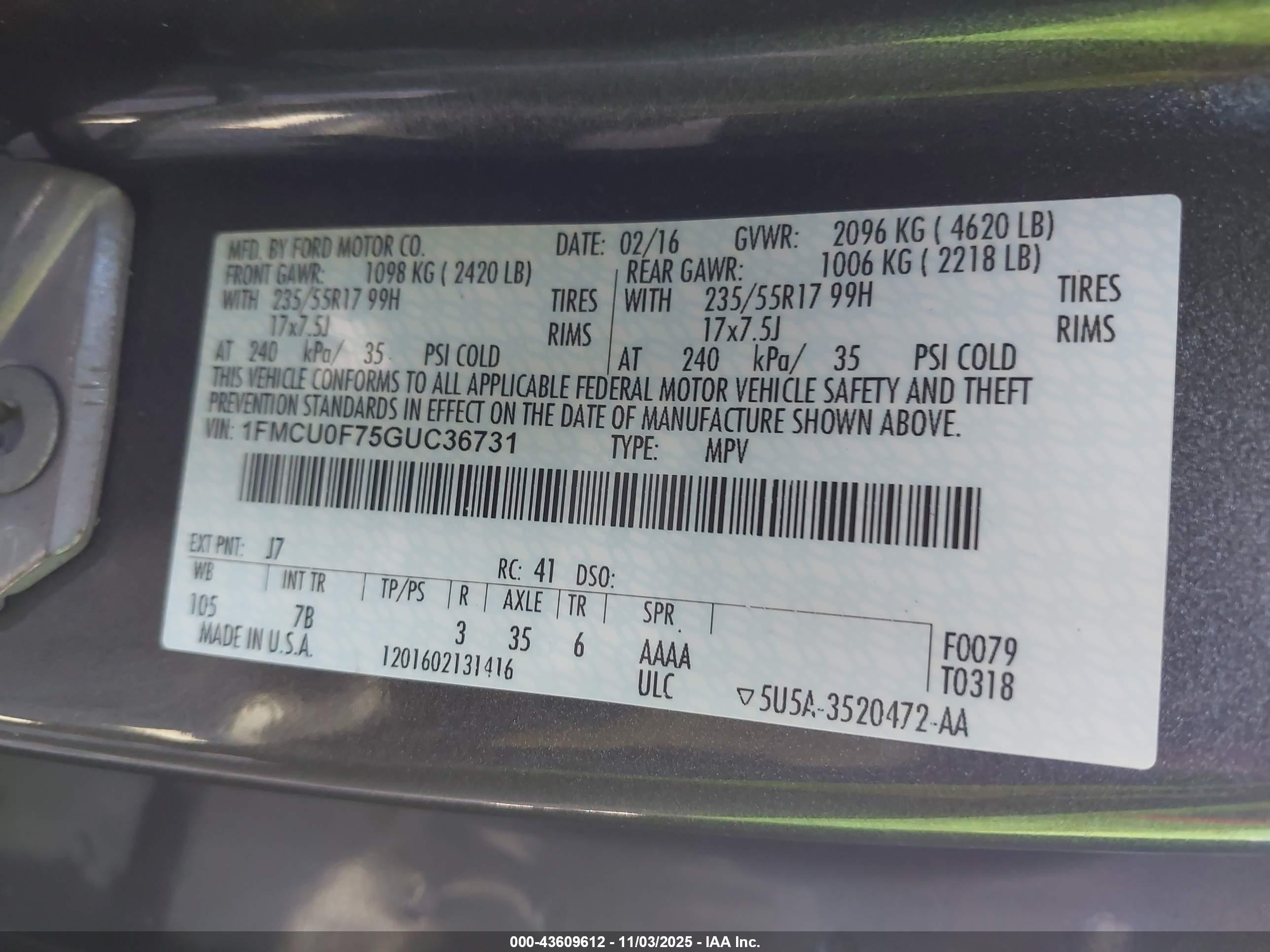 FORD ESCAPE image 9