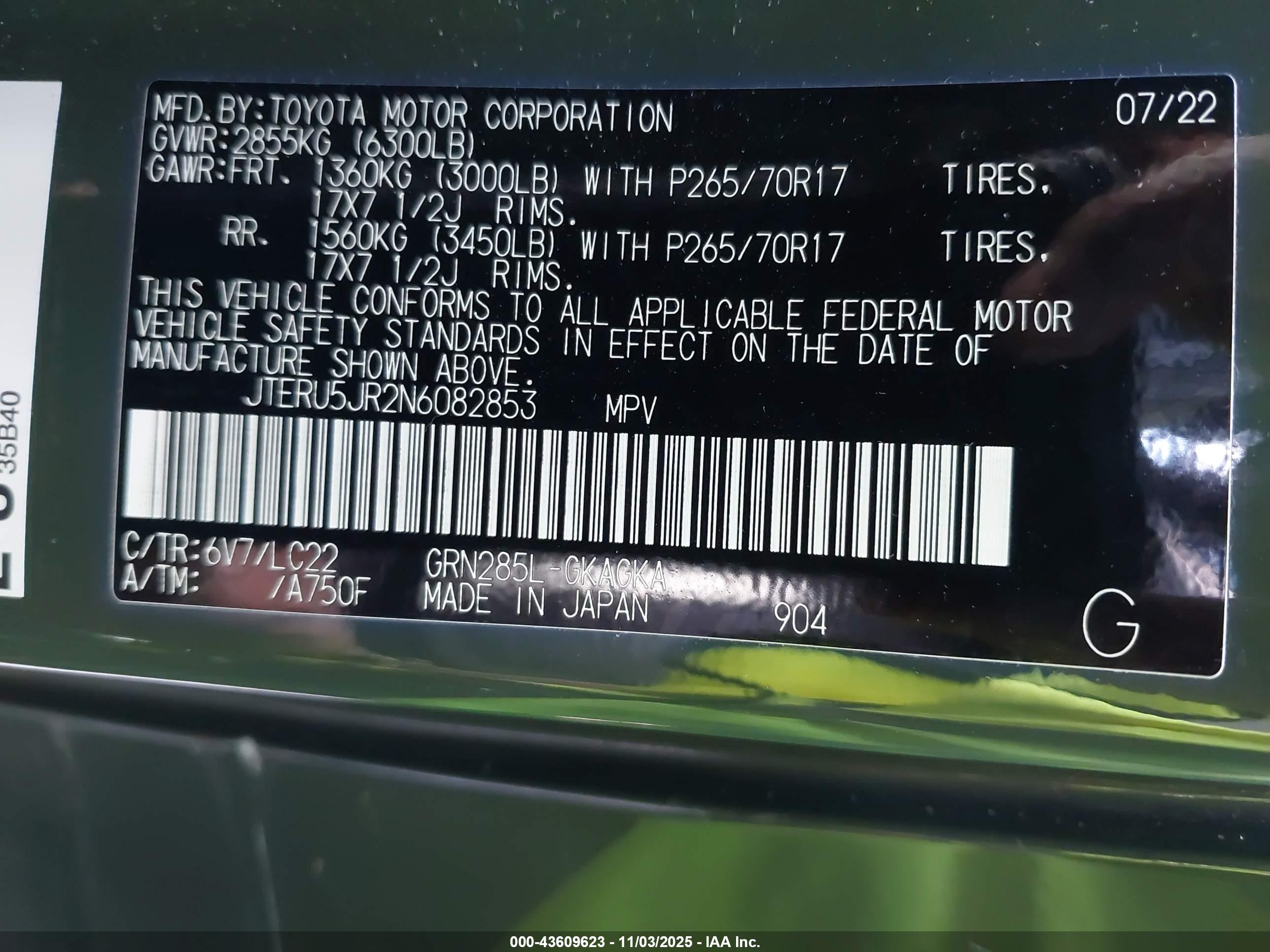 TOYOTA 4RUNNER image 9