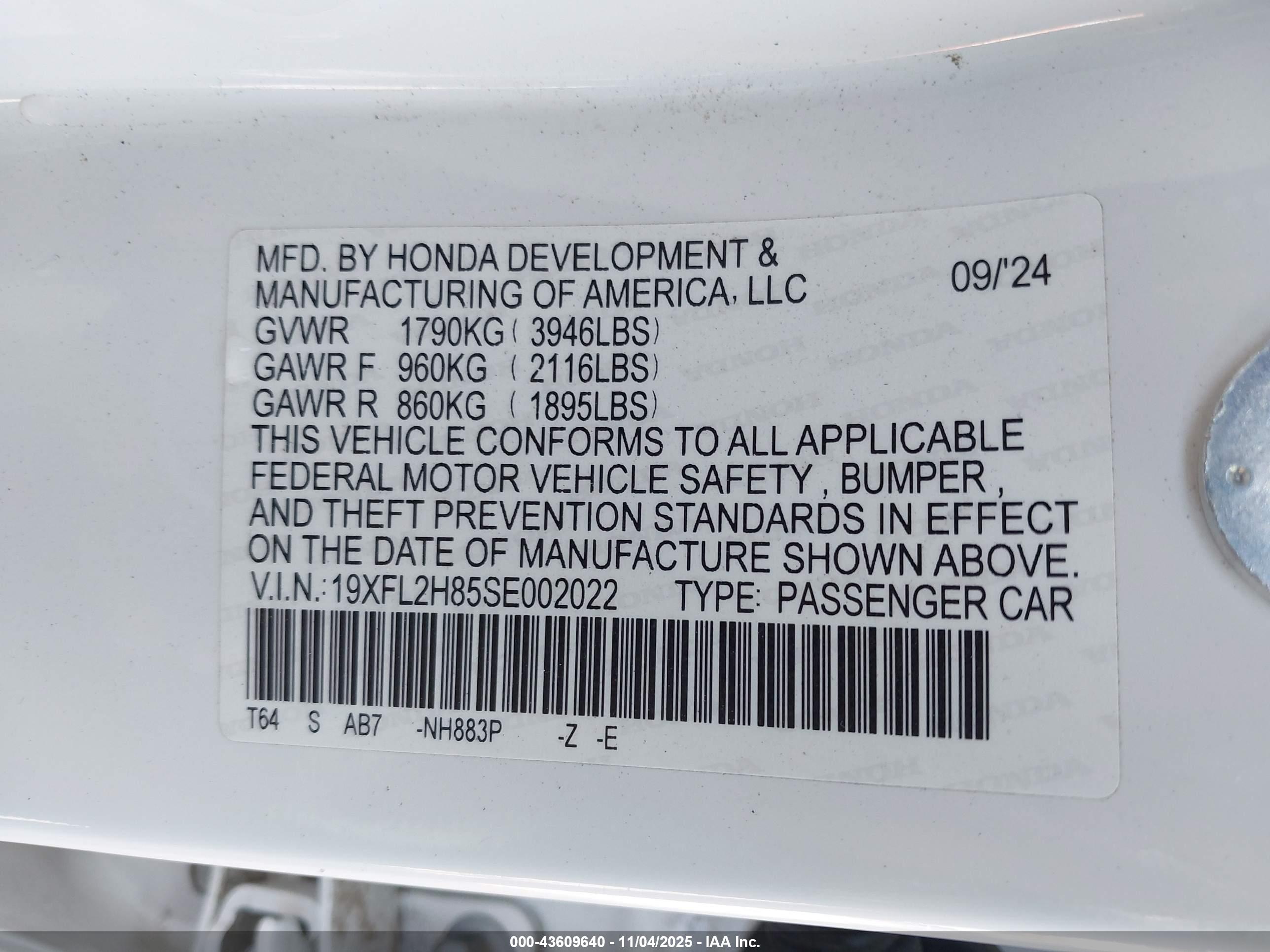 HONDA CIVIC image 9