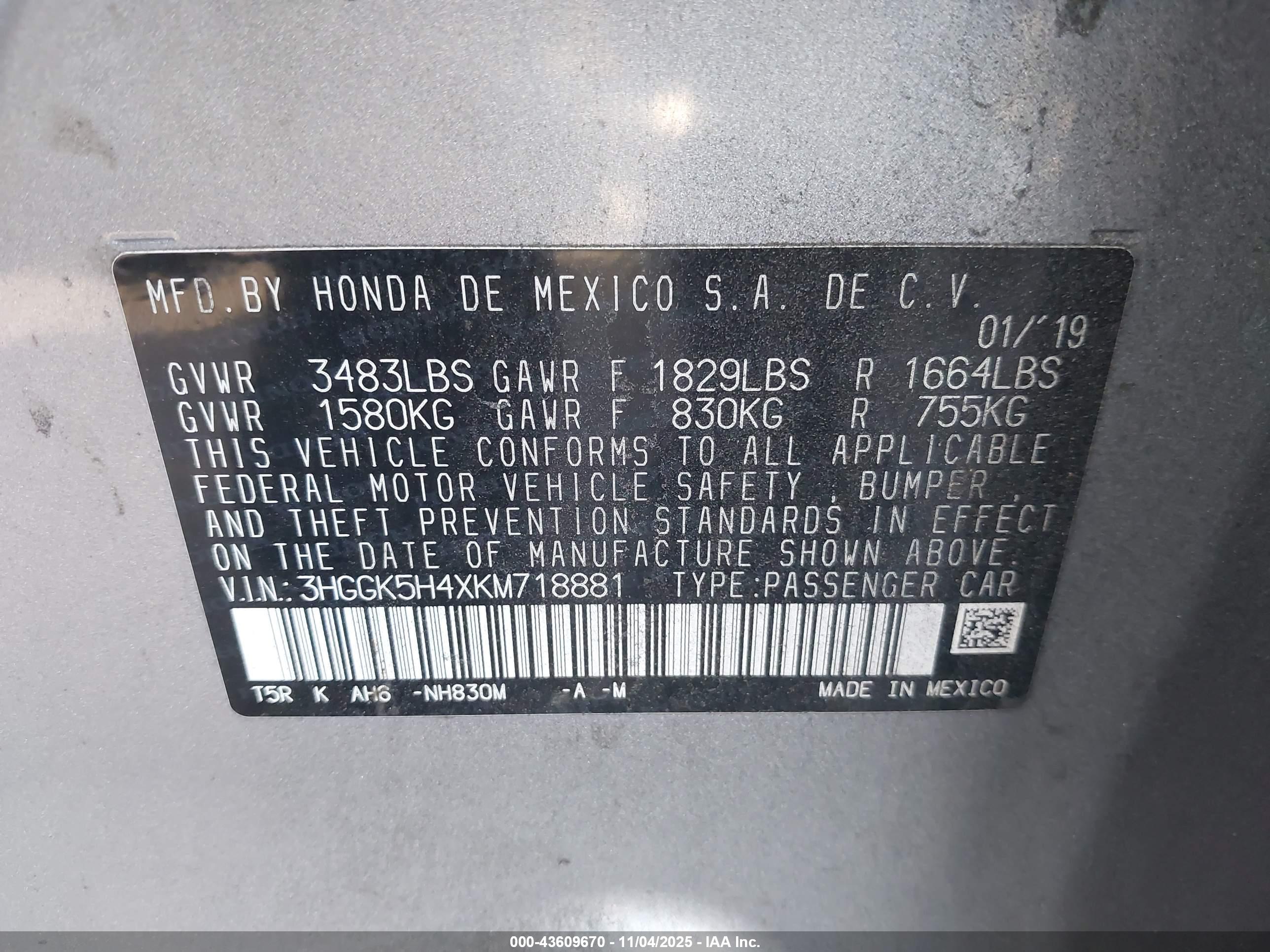 HONDA FIT image 9