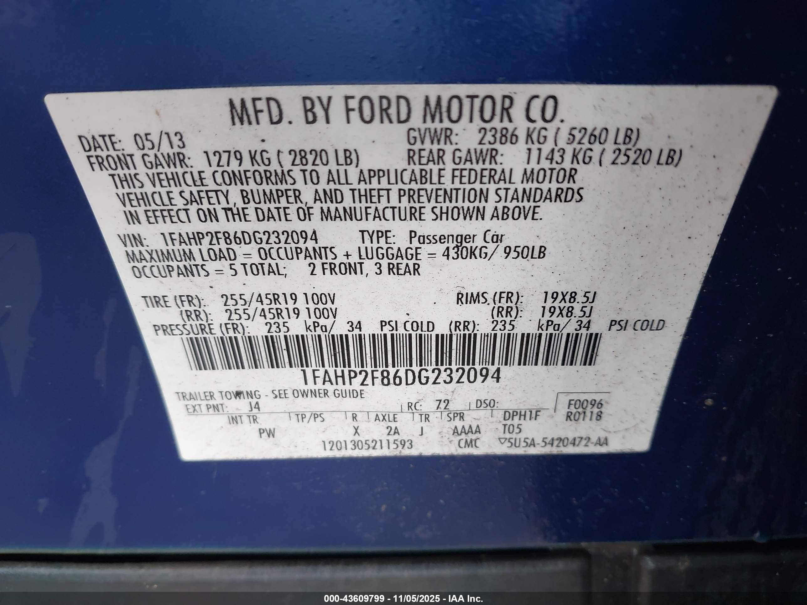 FORD TAURUS image 9