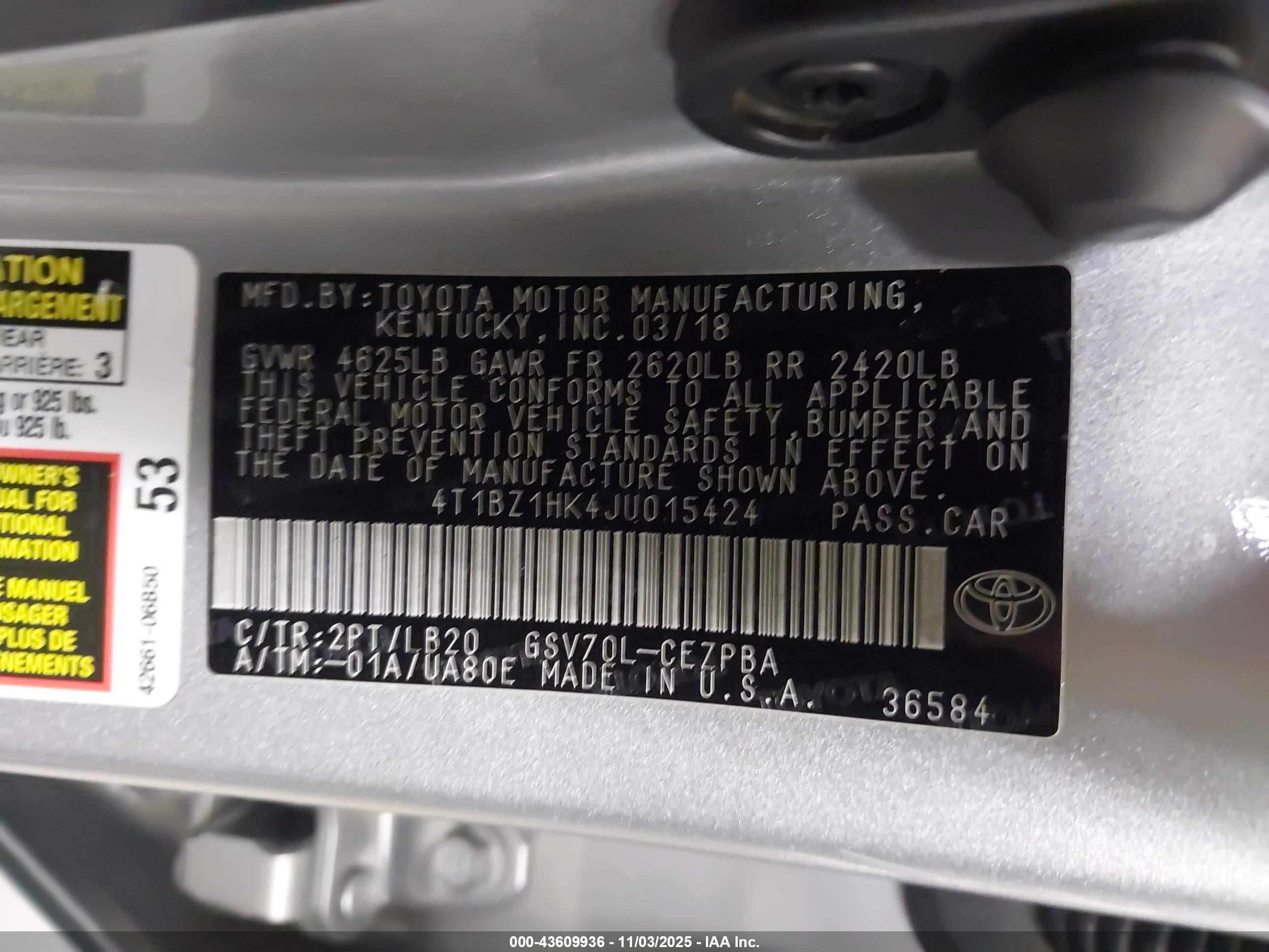 TOYOTA CAMRY image 9