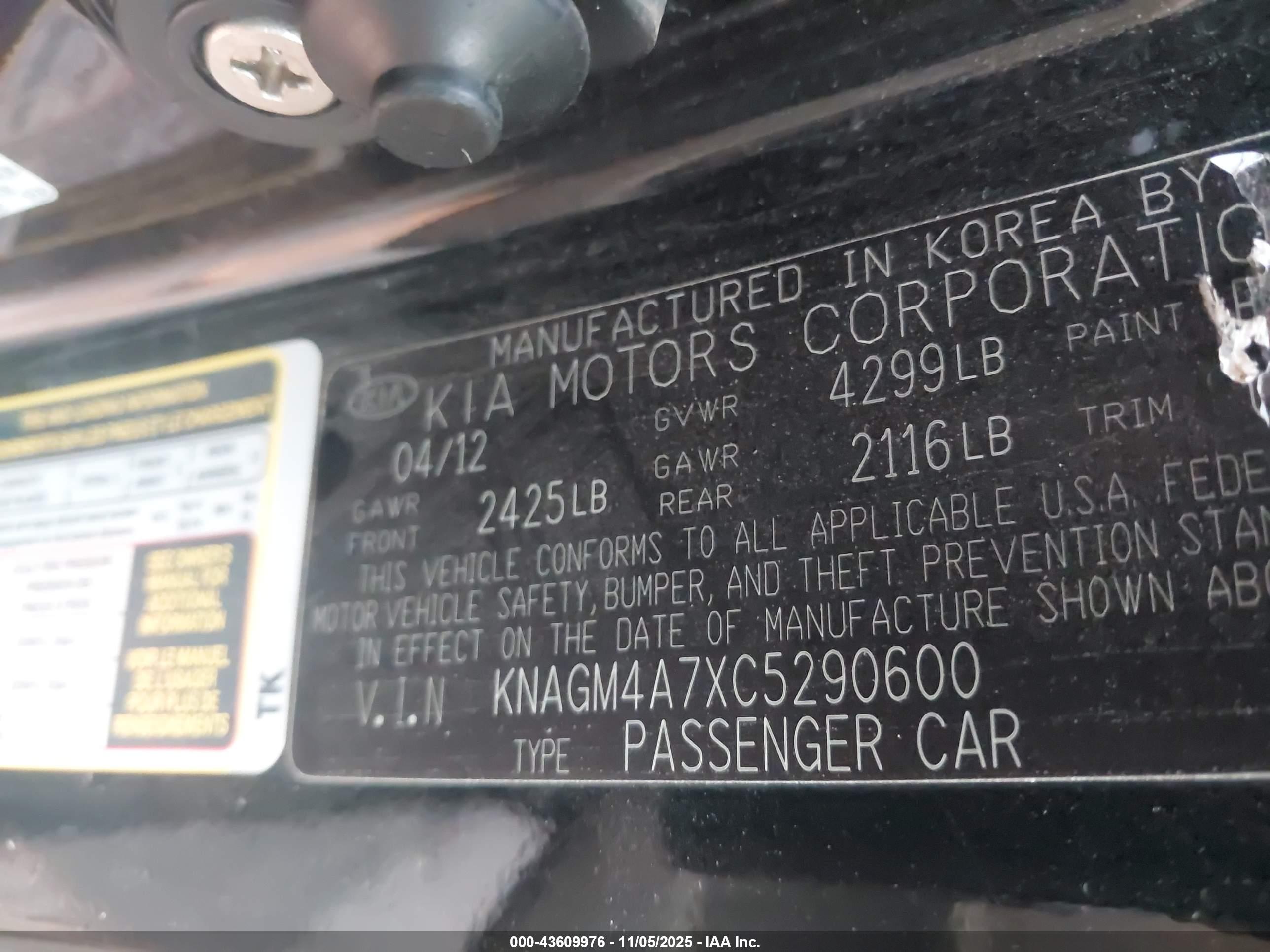 KIA OPTIMA image 9