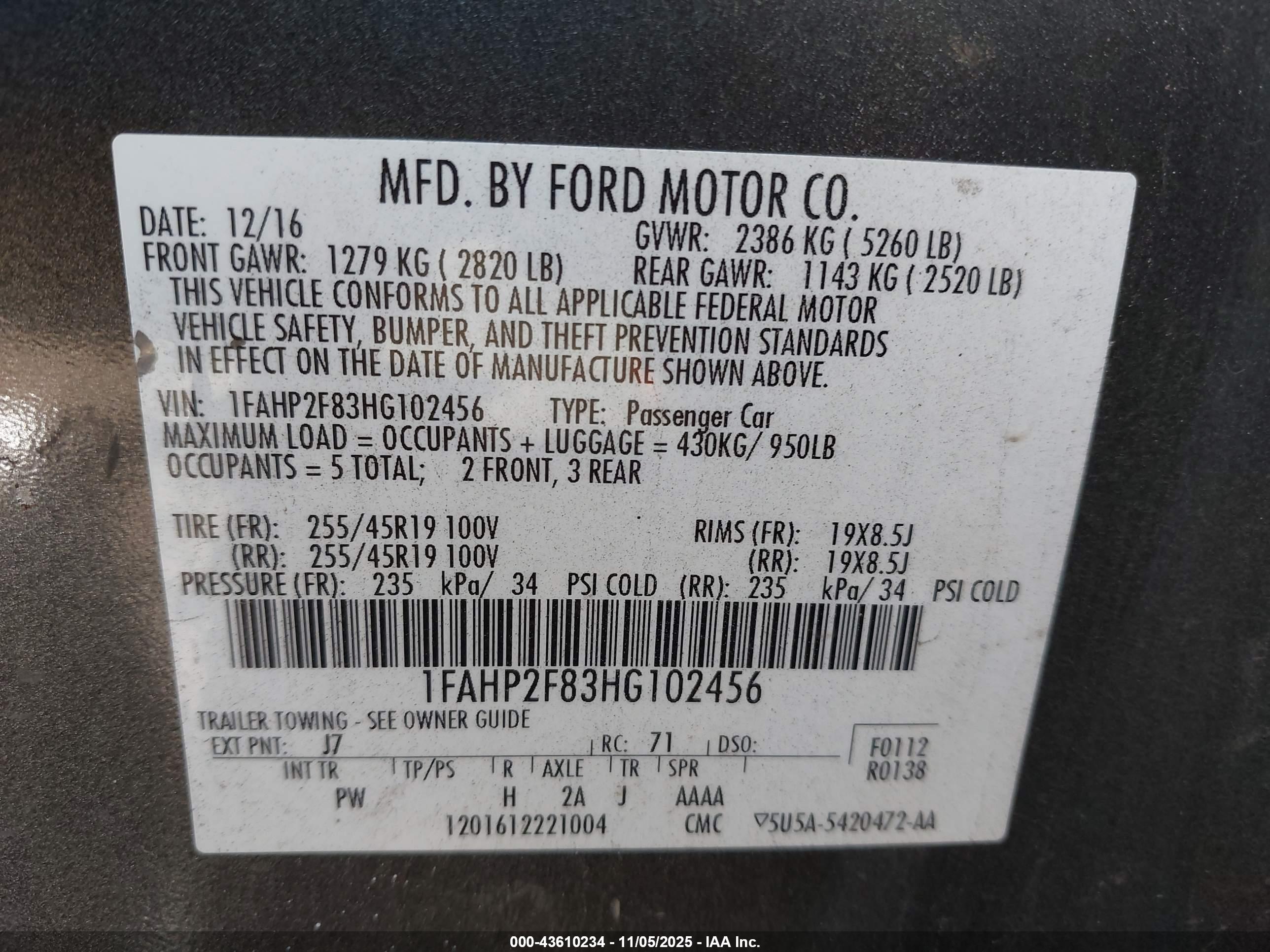 FORD TAURUS image 9