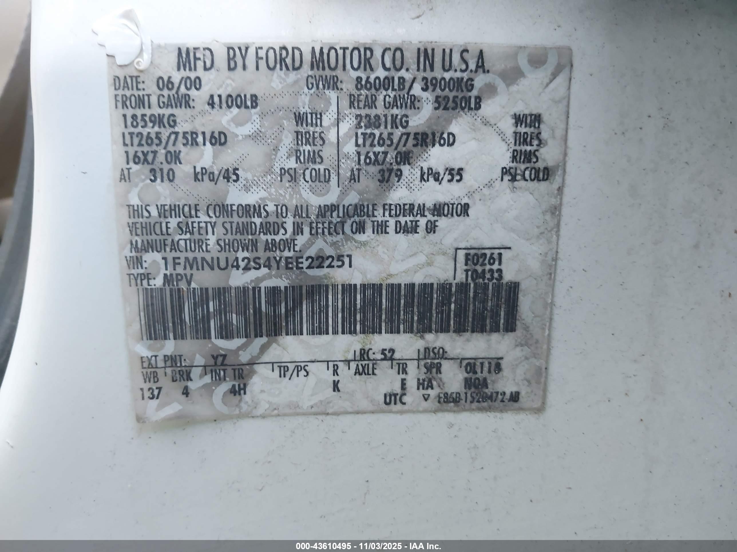 FORD EXCURSION image 9
